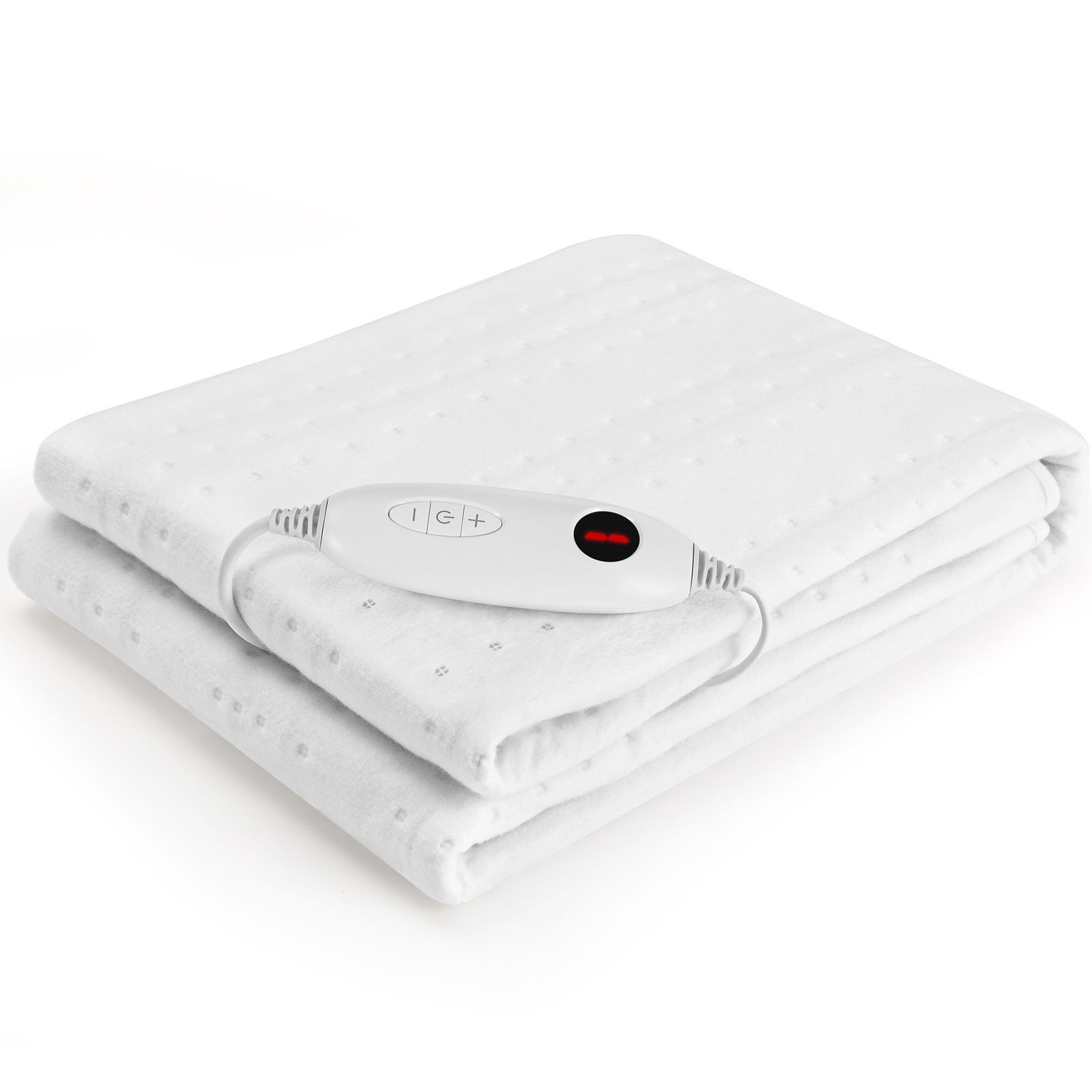 TLGREEN Wärmeunterbett mit Abschaltautomatik,Wärmebettunterlage Maschinenwaschbar,150x80cm/160x140/190×140cm/193x91CM,Einzel oder Doppel, 1,7 m lange Fernbedienung,Waschmaschinenfest, 6 Temperaturstufen,Automatische Abschaltung nach 8 Stunden