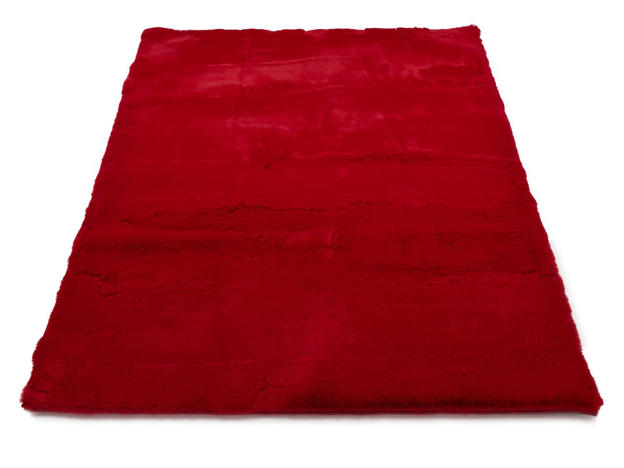 OCI DIE TEPPICHMARKE Hochflor-Teppich ROCKY SOFT, rechteckig, Höhe: 35 mm, Kunstfell, weich, kuschelig, maschinell gewebt, Kaninchen Haptik