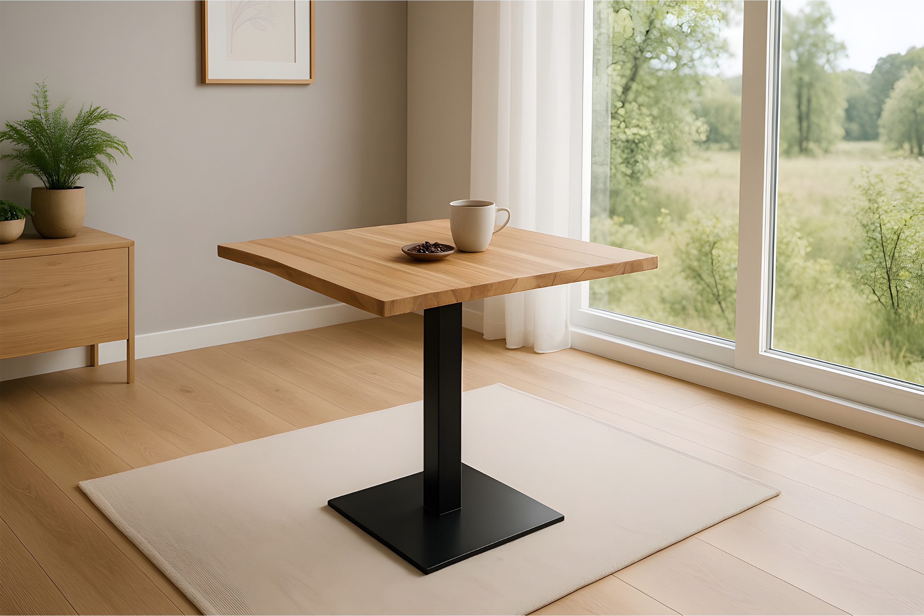 Loreno® Bistrotisch Iris, massives Akazienholz, echte günstig online kaufen