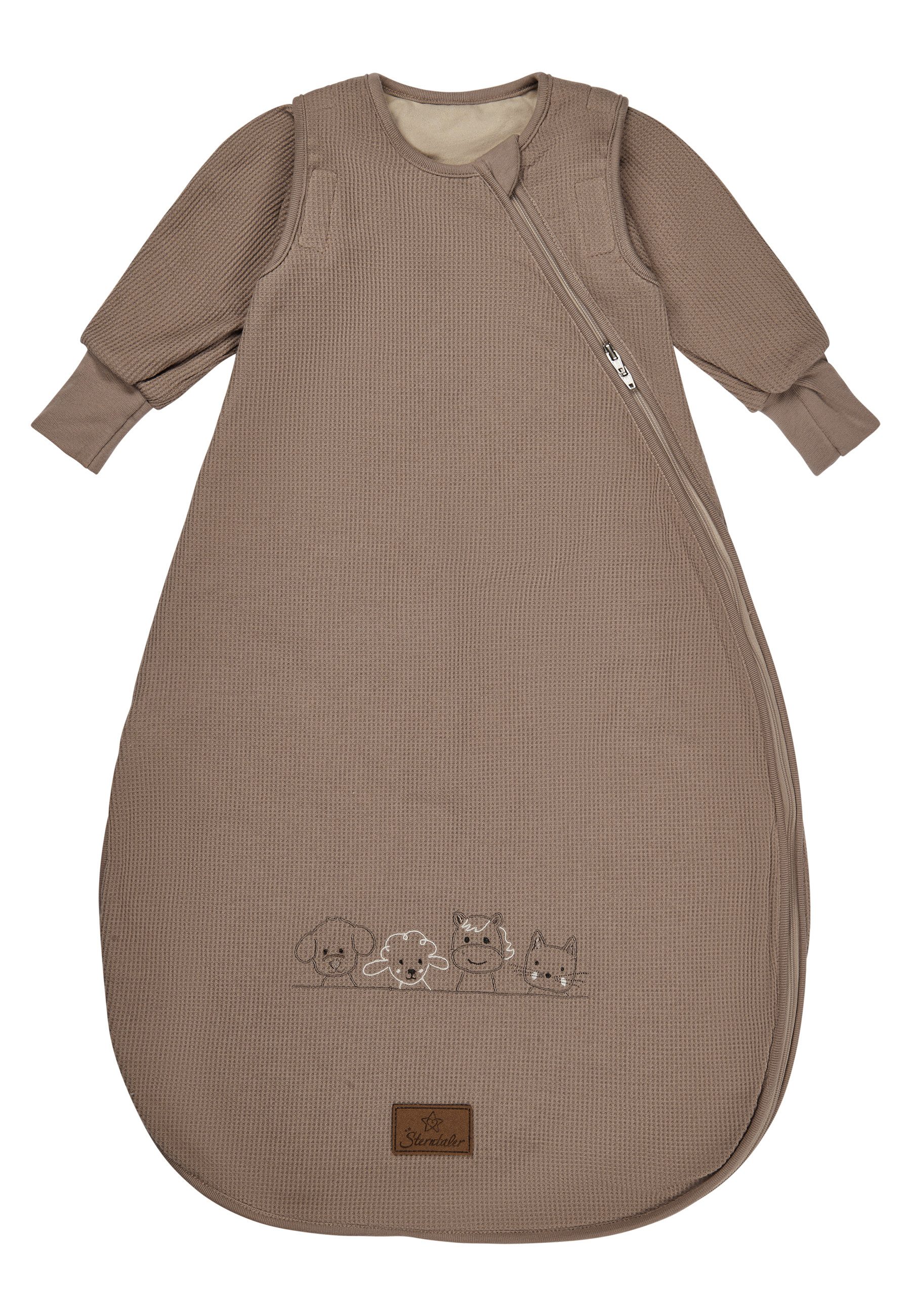 Sterntaler® Schlafsack Schlafsack mit Armen 100cm Bauernhof (1 tlg)