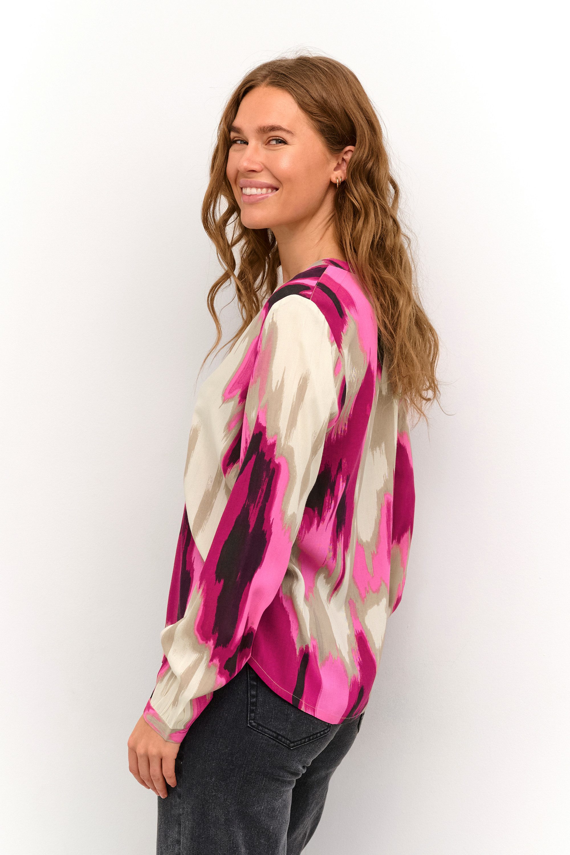 Pink Abstract Print