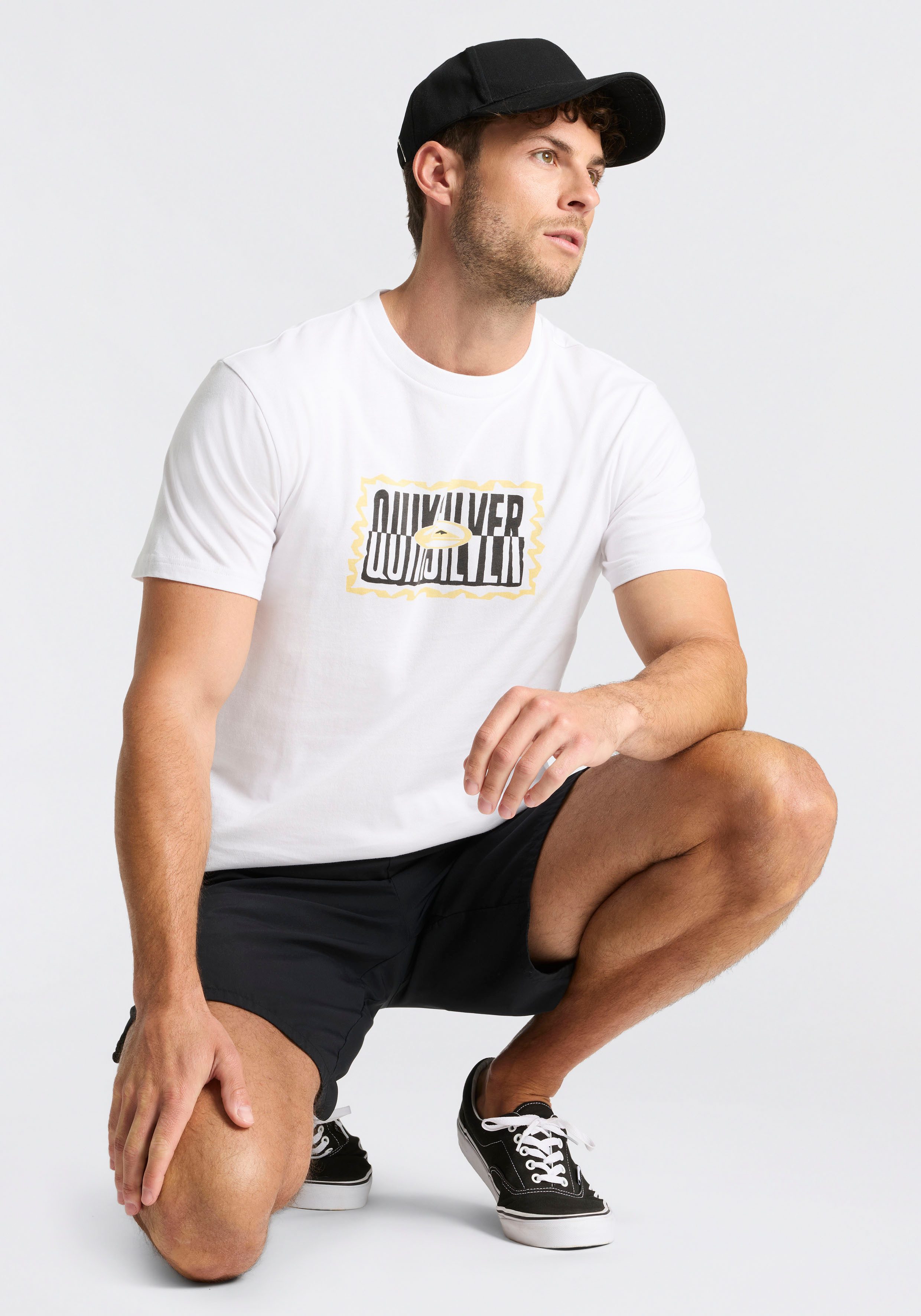Quiksilver T-Shirt WAYBACK TWISTED TIDES SHORT SLEEVE PACK (2-tlg) 2er-Pack, Kurzarm-Design, Rundhalsausschnitt, aus Baumwolle