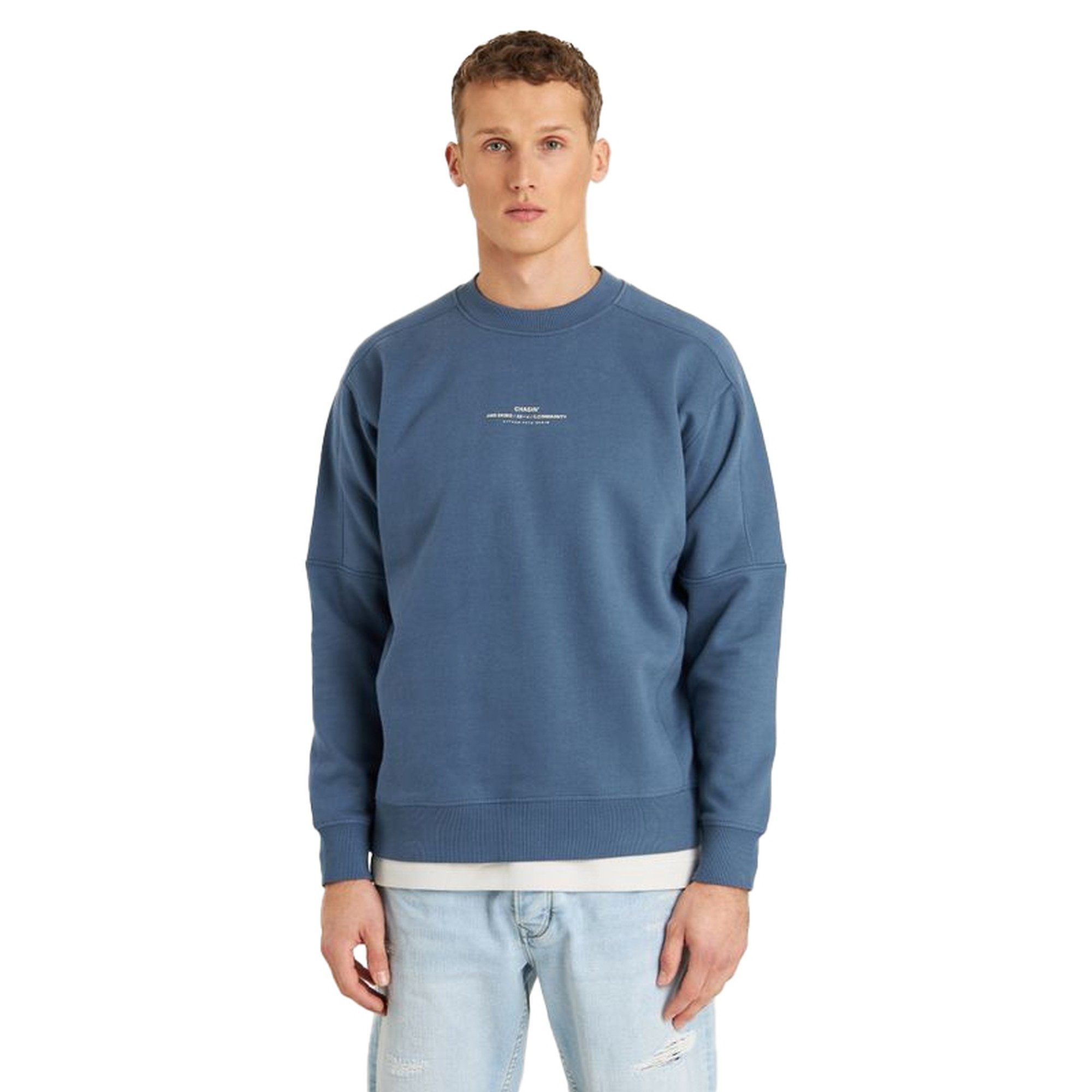 CHASIN' Sweatshirt Ido Sweat, blau