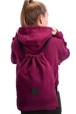 Manufaktur13 Turnbeutel Hoodie Sports Bag - Sportbeutel, Gymbag, mit Pullover Bauchtasche