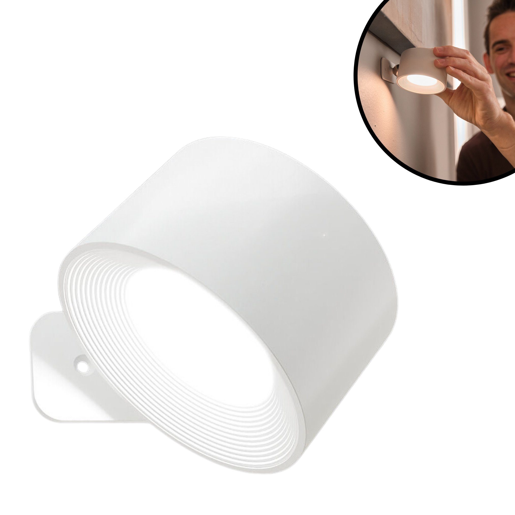 Best Direct® LED Wandleuchte Vigilamp Pod, günstig online kaufen