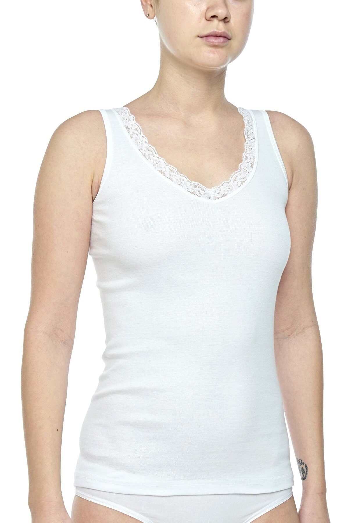 Mellice Unterhemd 2er Pack Damen Unterhemd aus Baumwolle günstig online kaufen