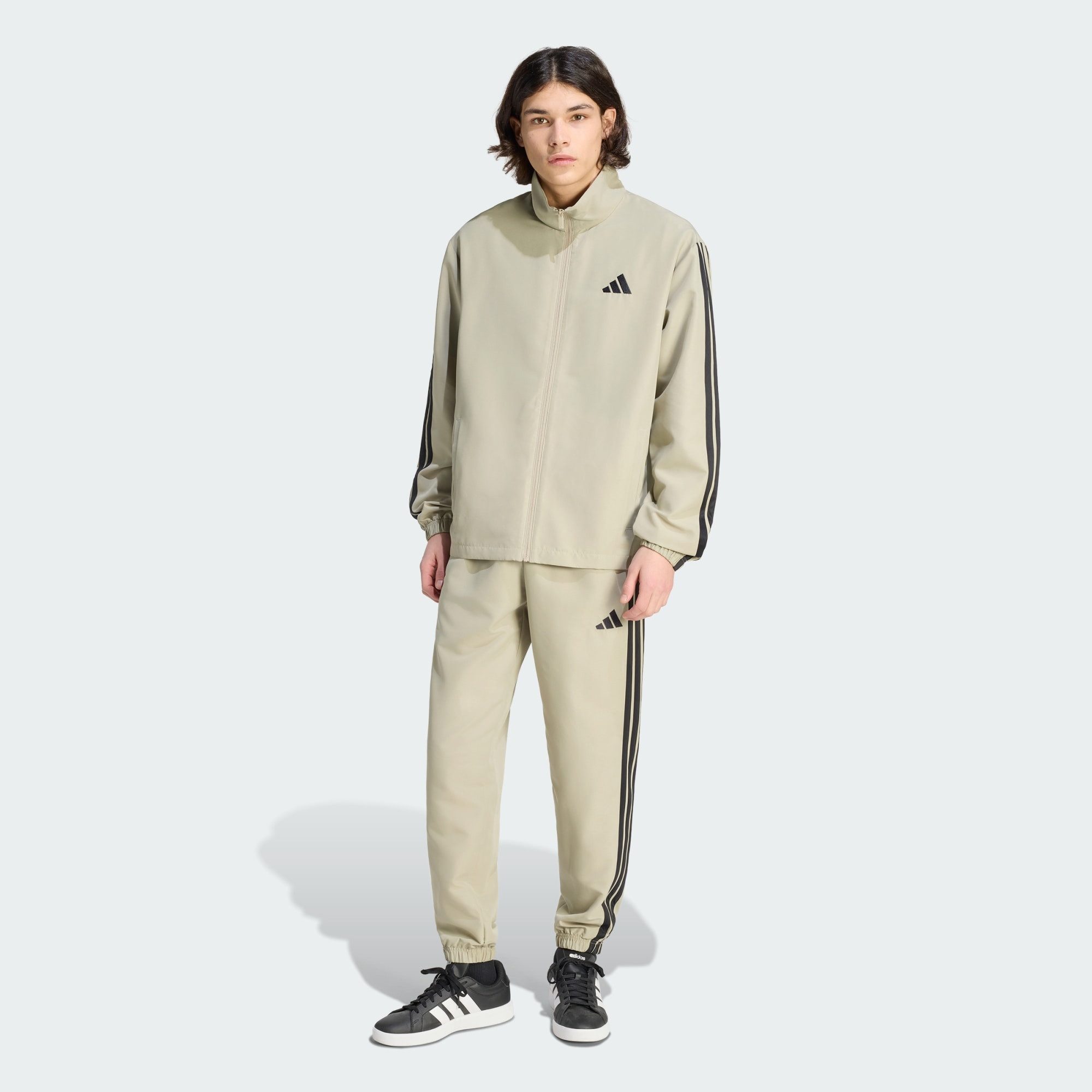 adidas Sportswear Trainingsanzug 3-STREIFEN WOVEN TRAININGSANZUG (1-tlg) günstig online kaufen