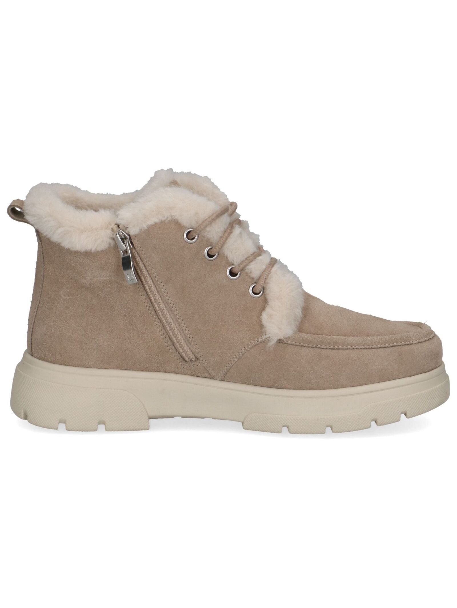 Caprice Stiefelette Veloursleder/Textil . Schnürstiefelette