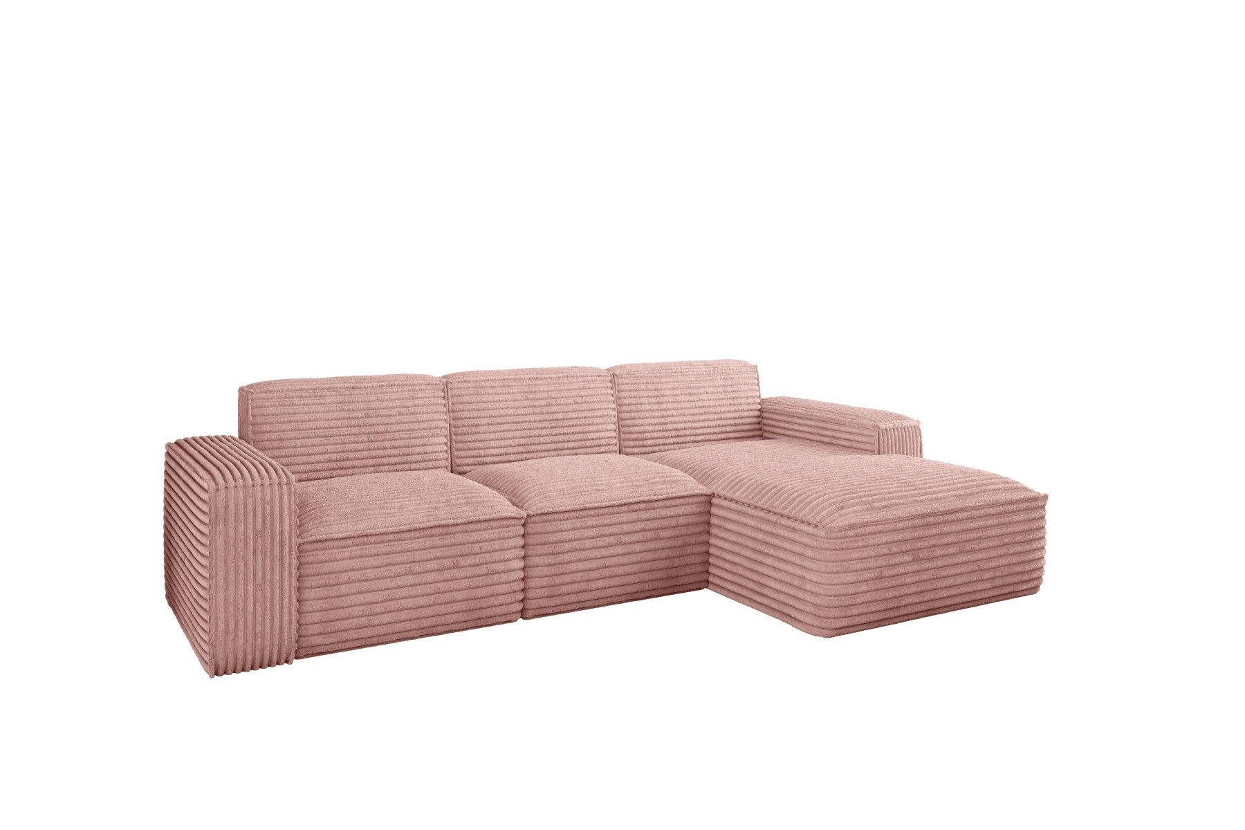 Kaiser Möbel Ecksofa Eckcouch SIENA L-Form, Stoff Poso/Salvador/Maloy/Artico/Velo, Einzelsofa, Bequem, originelles Design, praktisch, viele Farben