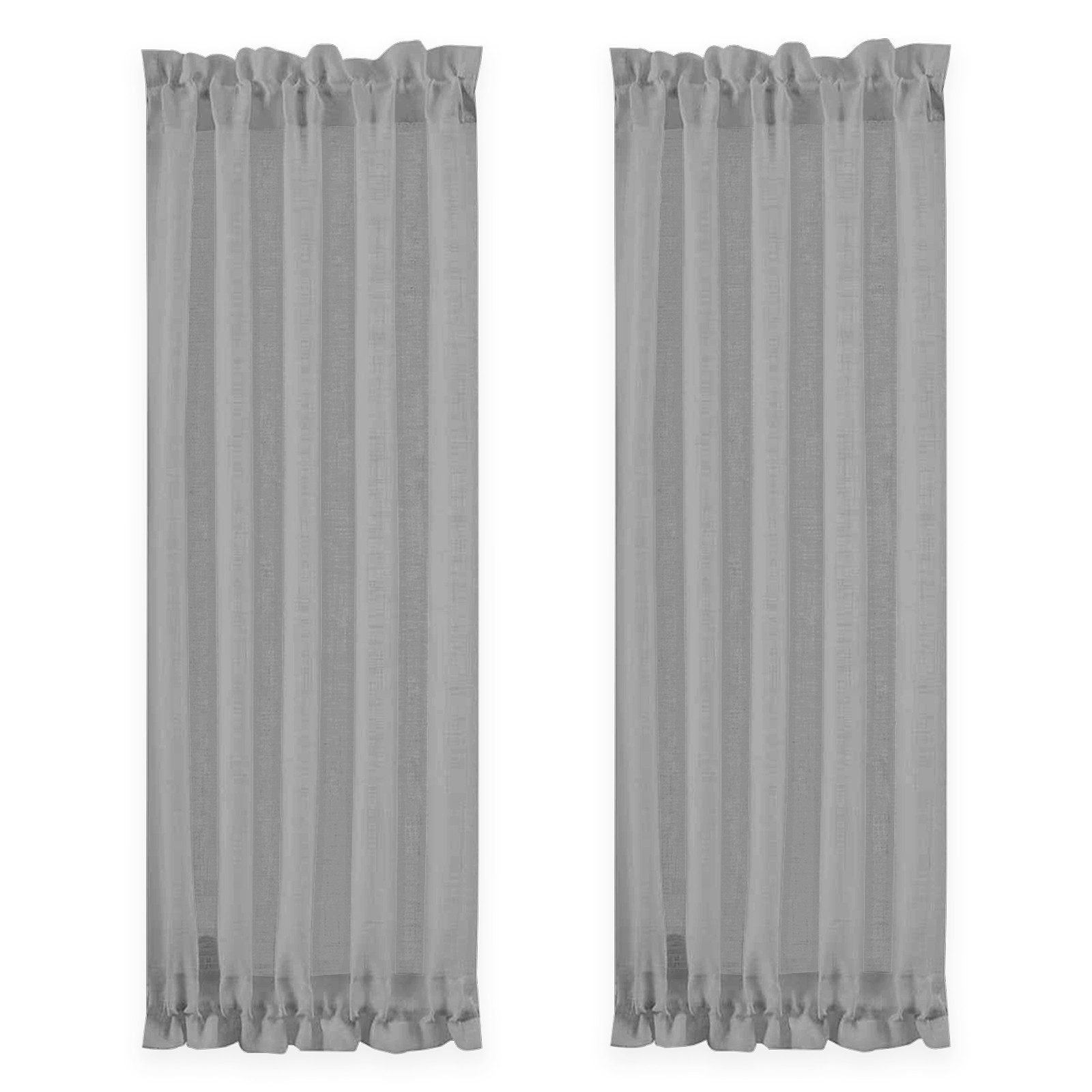 BTTO V&G Türvorhang Tür Vorhang Französischer Türvorhang Voile, Bistrostil Gardinen (1 St), mit Stangendurchzug, Lichtfilternd & Kindersicher, Maschinenwaschbar