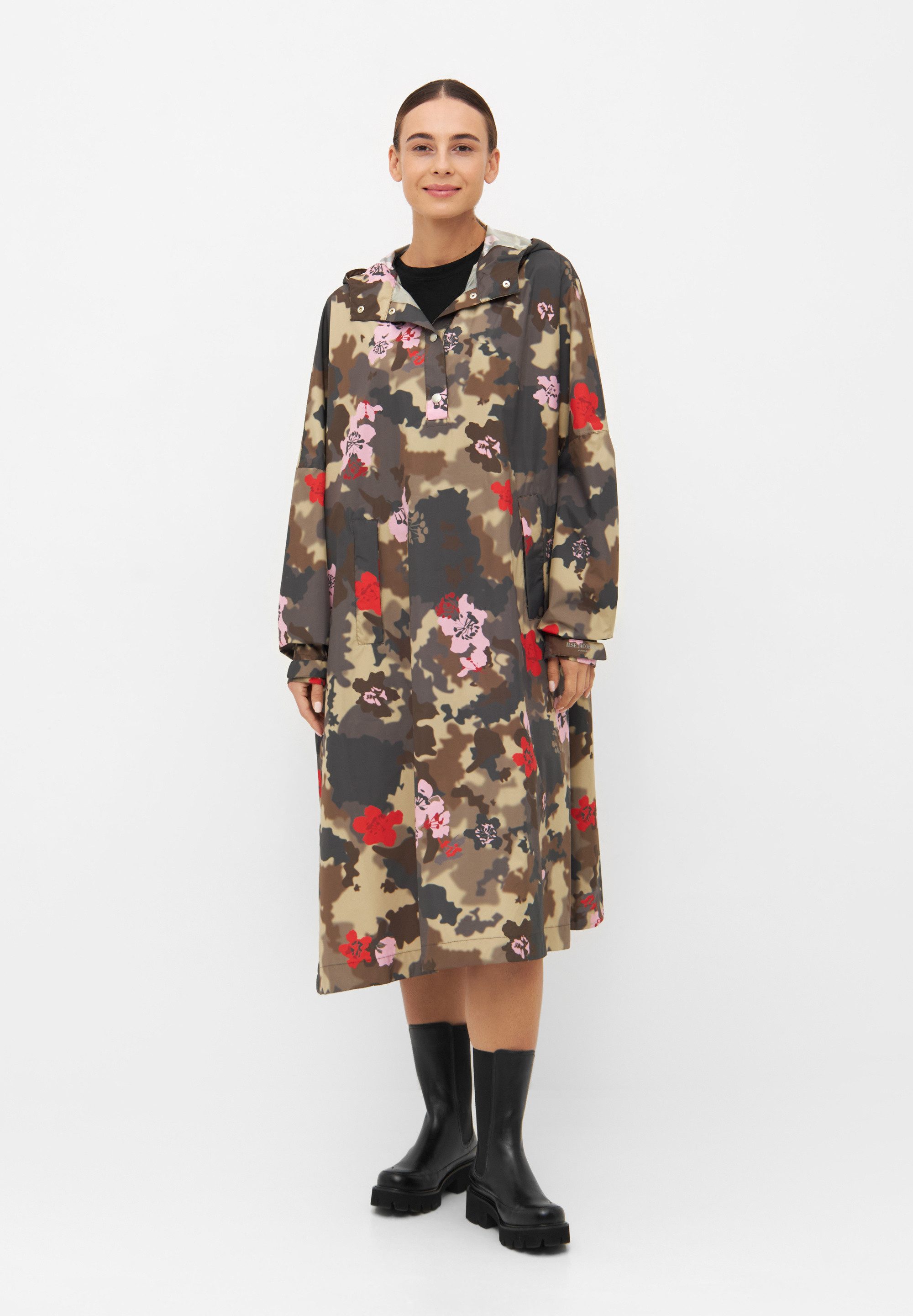 Ilse Jacobsen Regenponcho RAIN221SPP Leicht & flexibel, hoher Tragekomfort, perfekt für Regenwetter