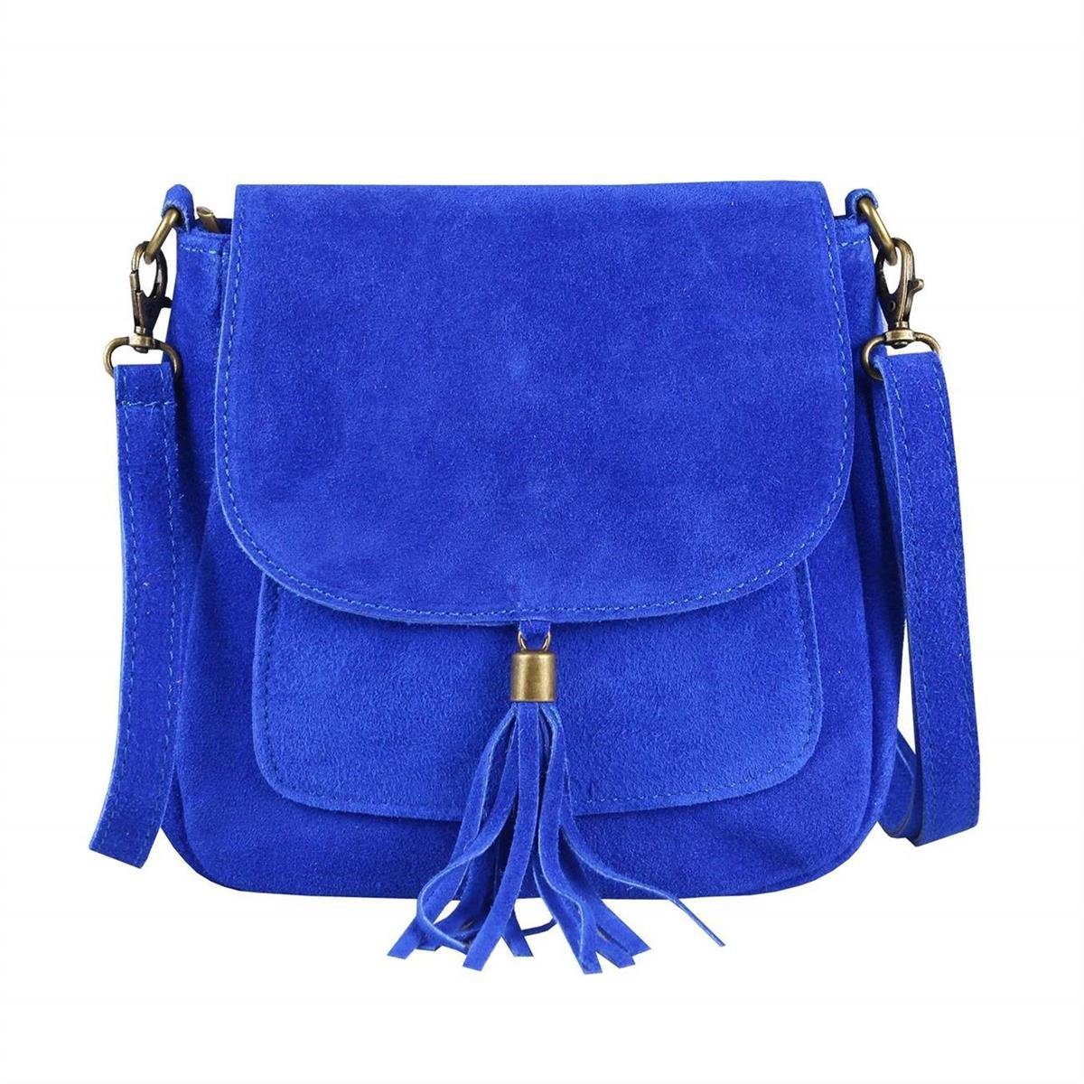 ITALYSHOP24 Schultertasche Made in Italy Damen Leder Tasche CrossOver, als günstig online kaufen