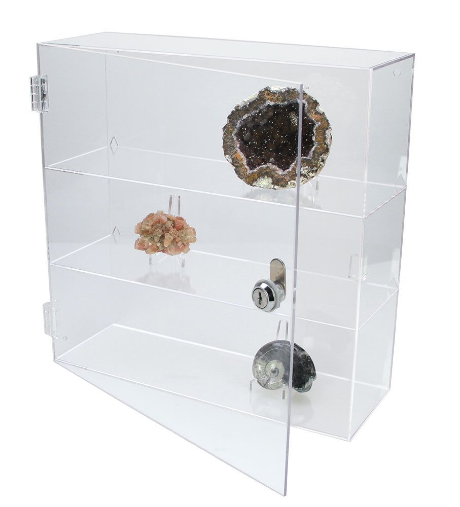 Safe-Album Vitrine Acryl Vitrine 3 Fächer Schaukasten für Modellautos Figuren I SAFE
