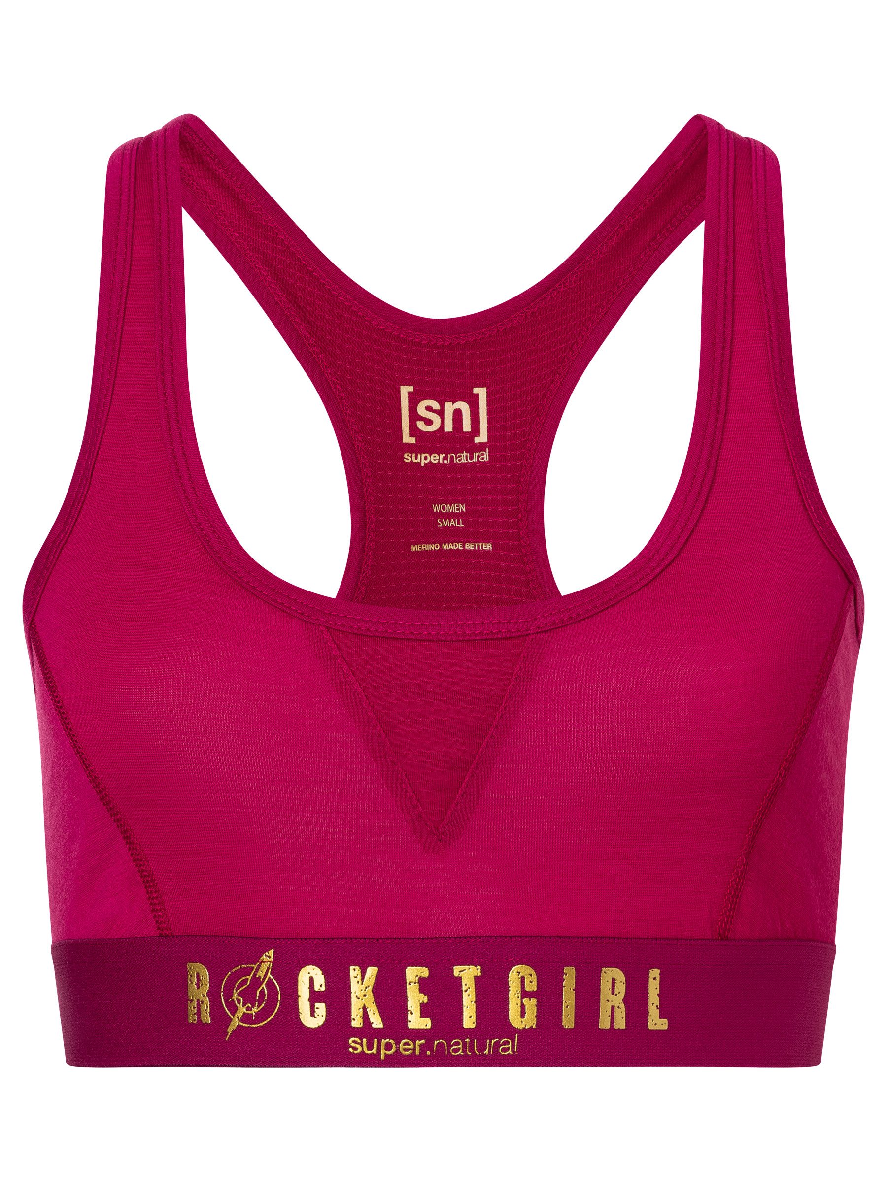 SUPER.NATURAL Sport-BH Merino Sport-BH W ROCKET175 BRA funktioneller Merino günstig online kaufen