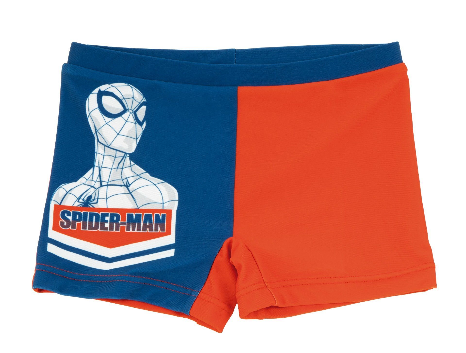 MARVEL Badehose Spiderman Kinder Jungen Schwimmhose Gr. 104 bis 128 Blau