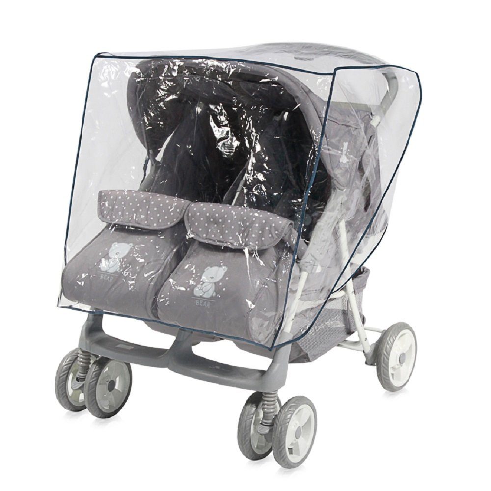 Kinderwagen-Regenschutzhülle Regenschutz Duo