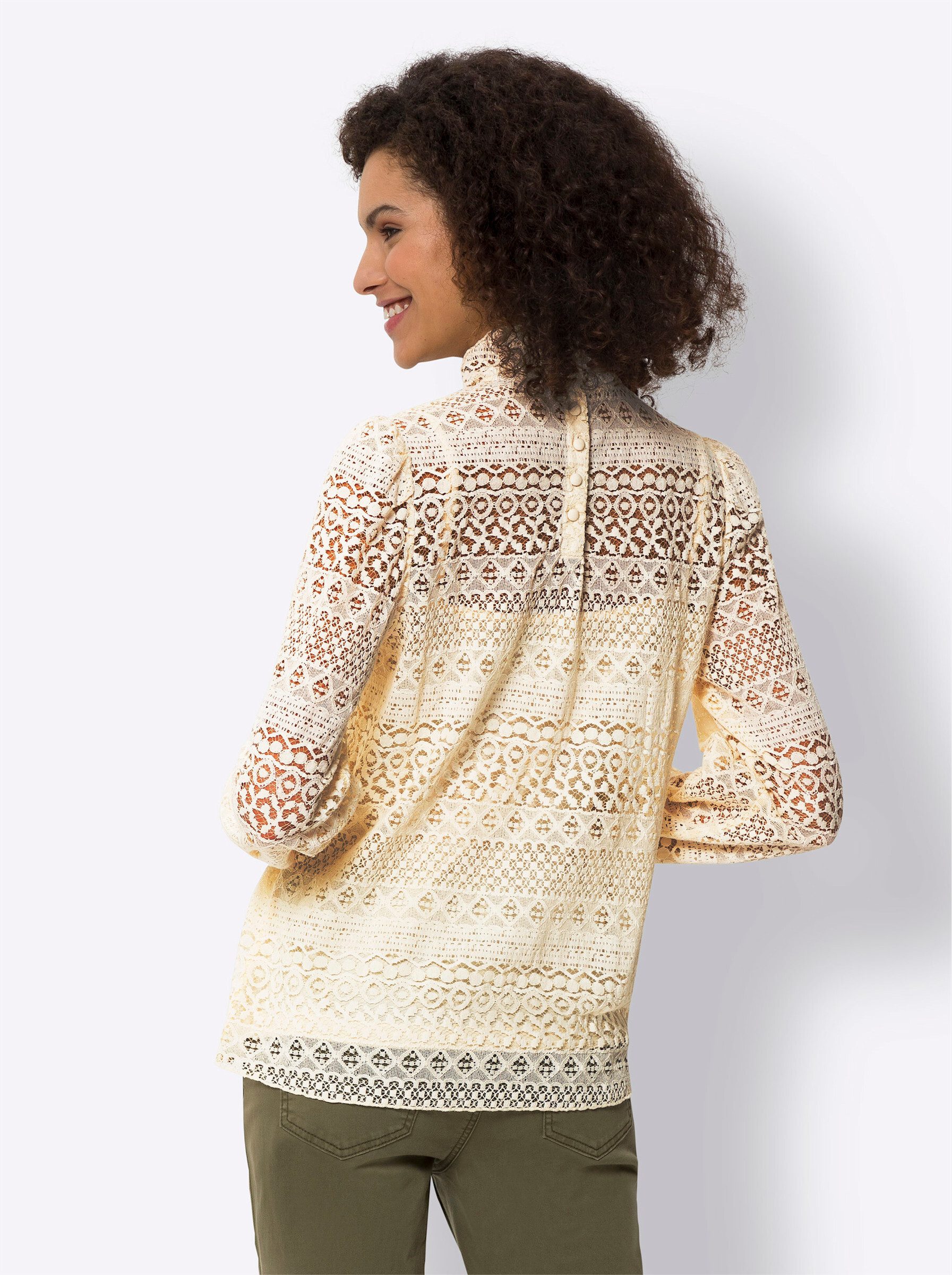 heine Klassische Bluse 2-in-1 Spitzenbluse günstig online kaufen