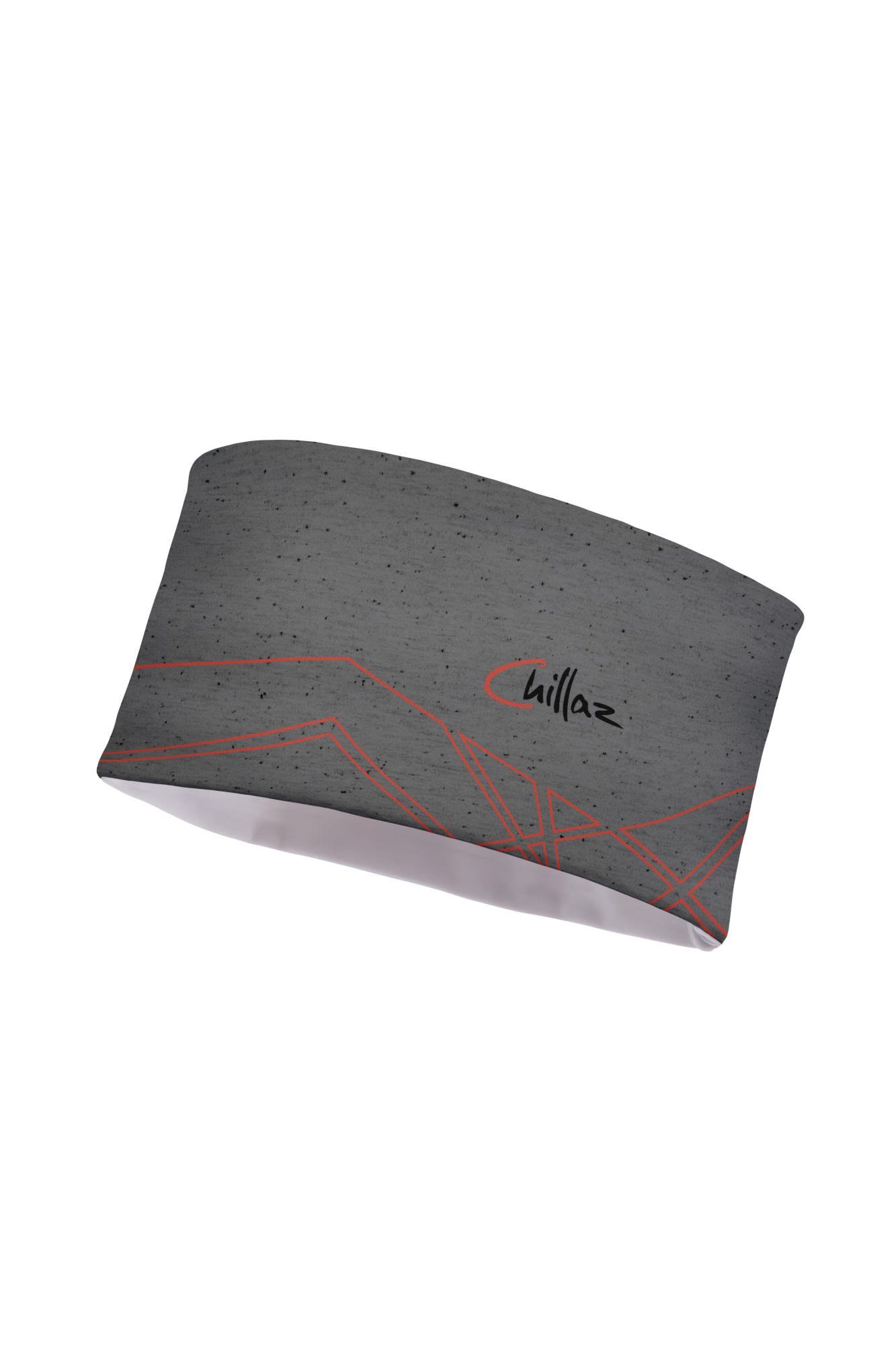 Chillaz Abstract Headband Grey Orange Accessoires Stirnband - Dark Chillaz Mountain