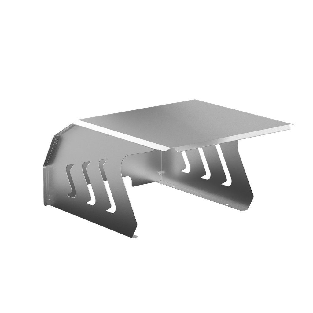 KÖNIGSPROD Mähroboter-Garage Mähroboter Garage Schutz für Automower Rasenroboter Dach Edelstahl, BxTxH: 45x60x30 cm silberfarben