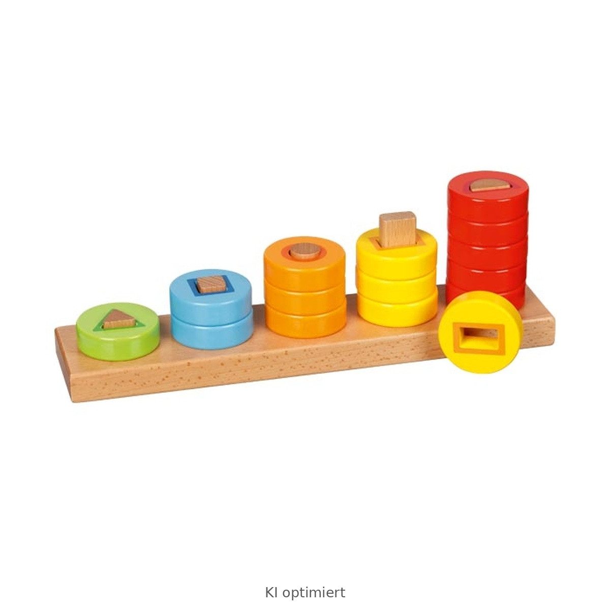 goki Stapelspielzeug Sortierspiel Lerne Zählen mit Ringen - von goki Holzspielzeug - Holzst