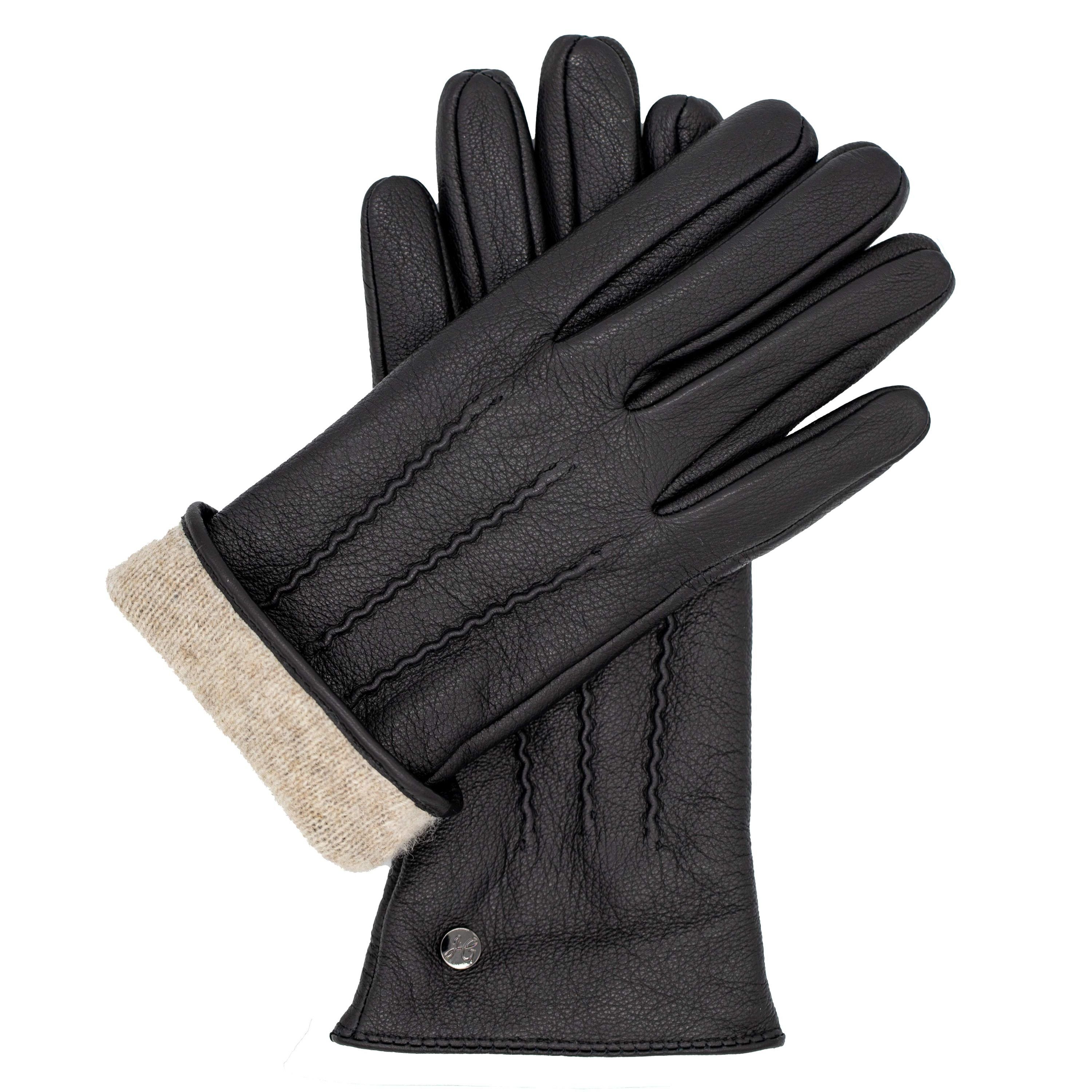 Hand Gewand by Weikert Lederhandschuhe JESS- Elegant aus Ziegenleder mit Ka günstig online kaufen