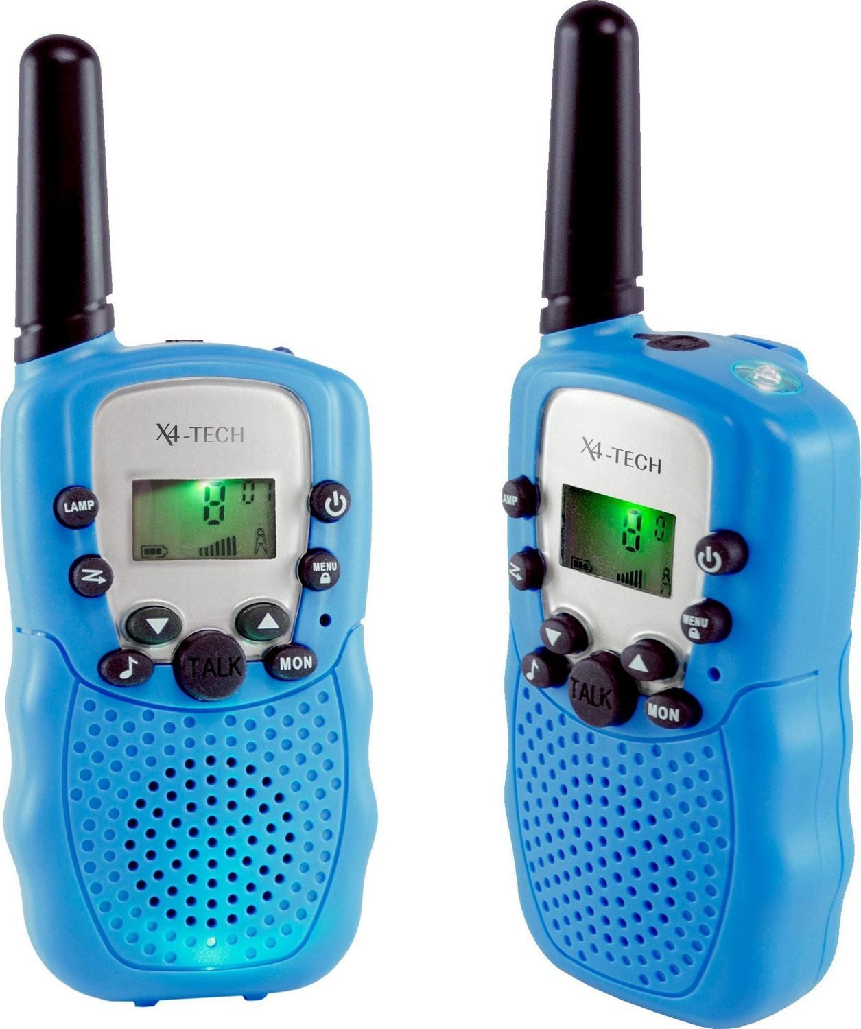 lived non food Spiel X4-TECH Walkie Talkie 2er Set blau