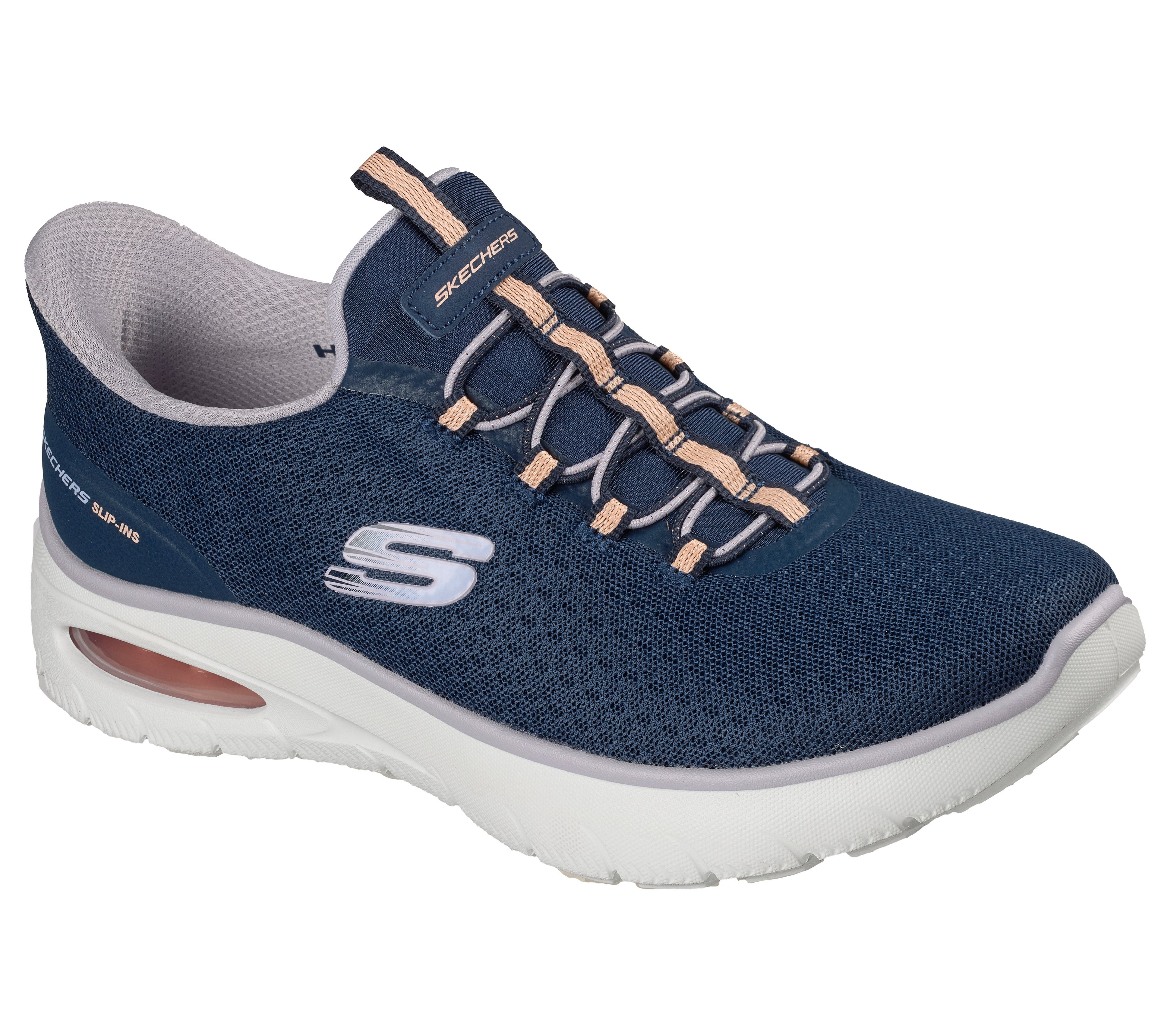 Skechers SKECH-AIR SUMMITS-PURE EASE Slip-On Sneaker Schlupfschuh, Halbschuh, Freizeitschuh mit Slip ins