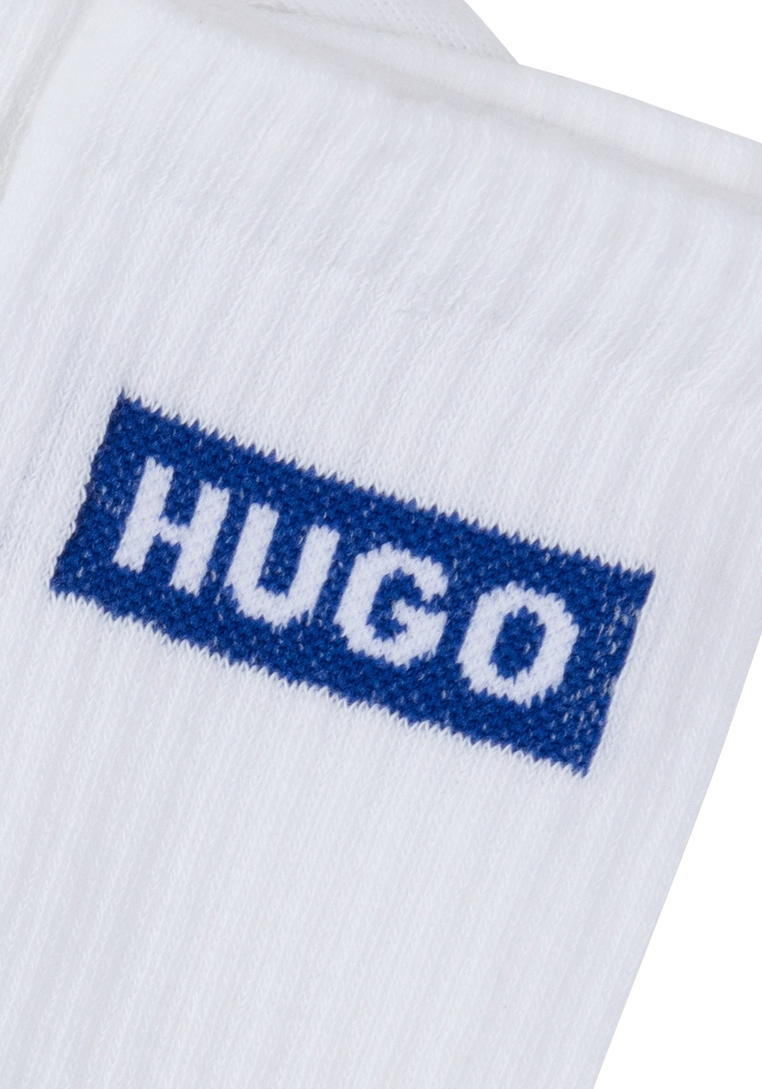 HUGO Blue Freizeitsocken 3P QS BLUE LOGO CC W (3-Paar) mit HUGO-Logoschrift günstig online kaufen