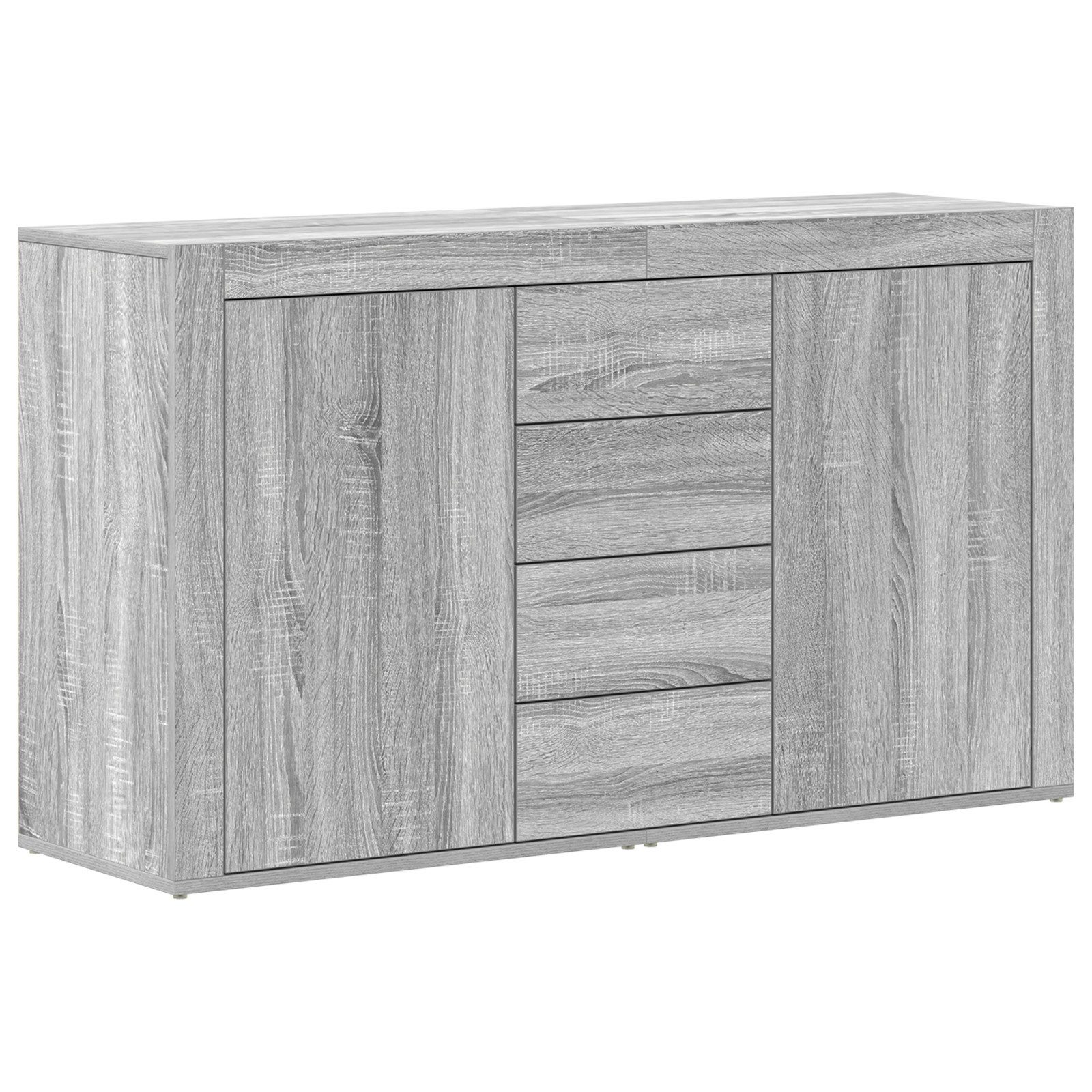 vidaXL Sideboard Sideboard Grau sonoma Holzwerkstoff günstig online kaufen
