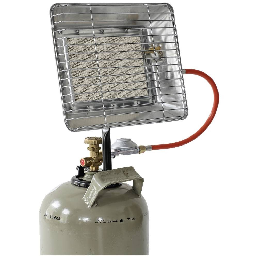 Rothenberger Industrial Heizstrahler Gasheizstrahler Eco mit 50mbar Regler, Stahlblechgehäuse 35985, inkl. Piezo-Zündung