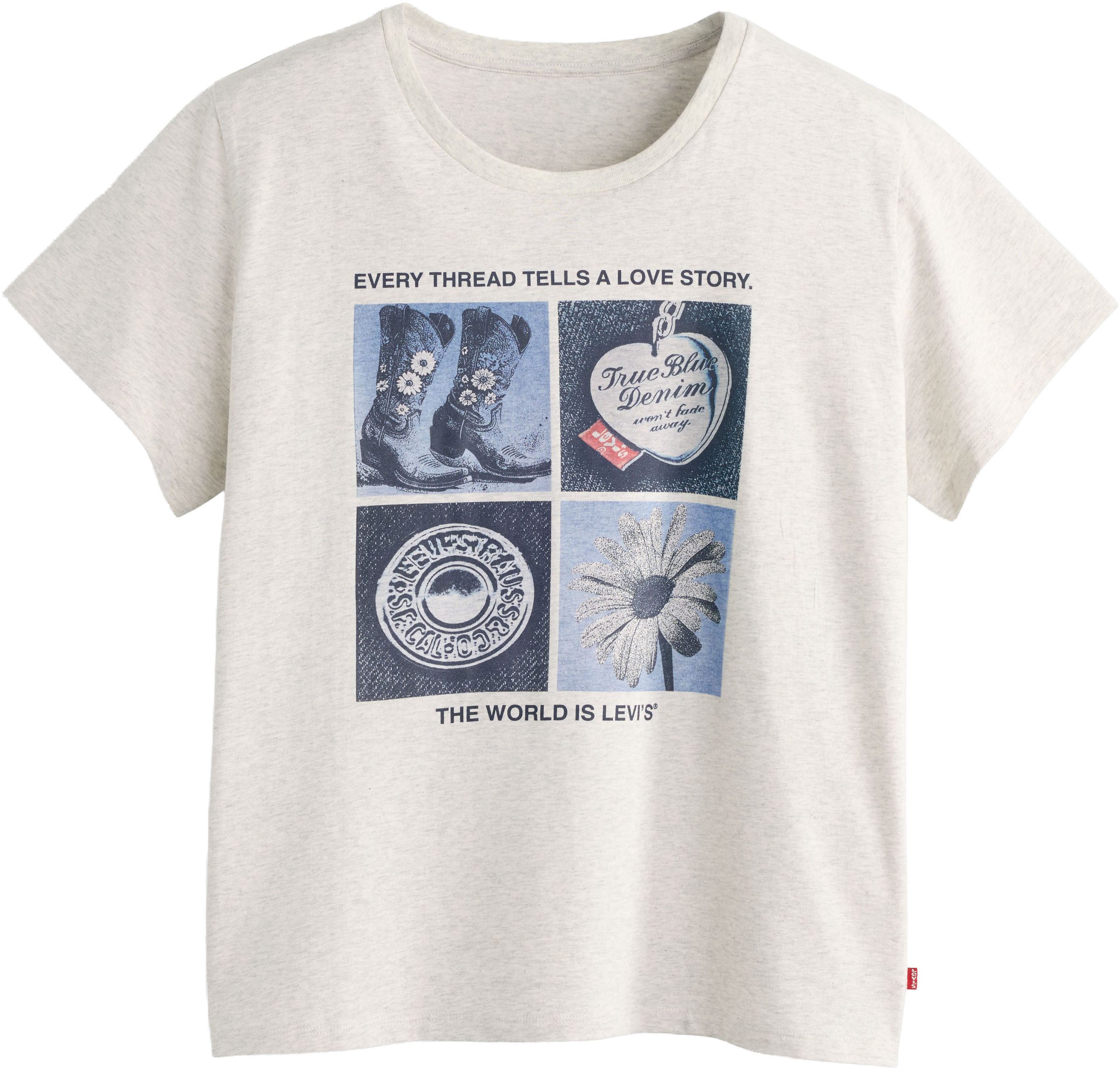 Levi's® Plus T-Shirt PL PERFECT TEE mit Logodruck – Bild 5 von 5
