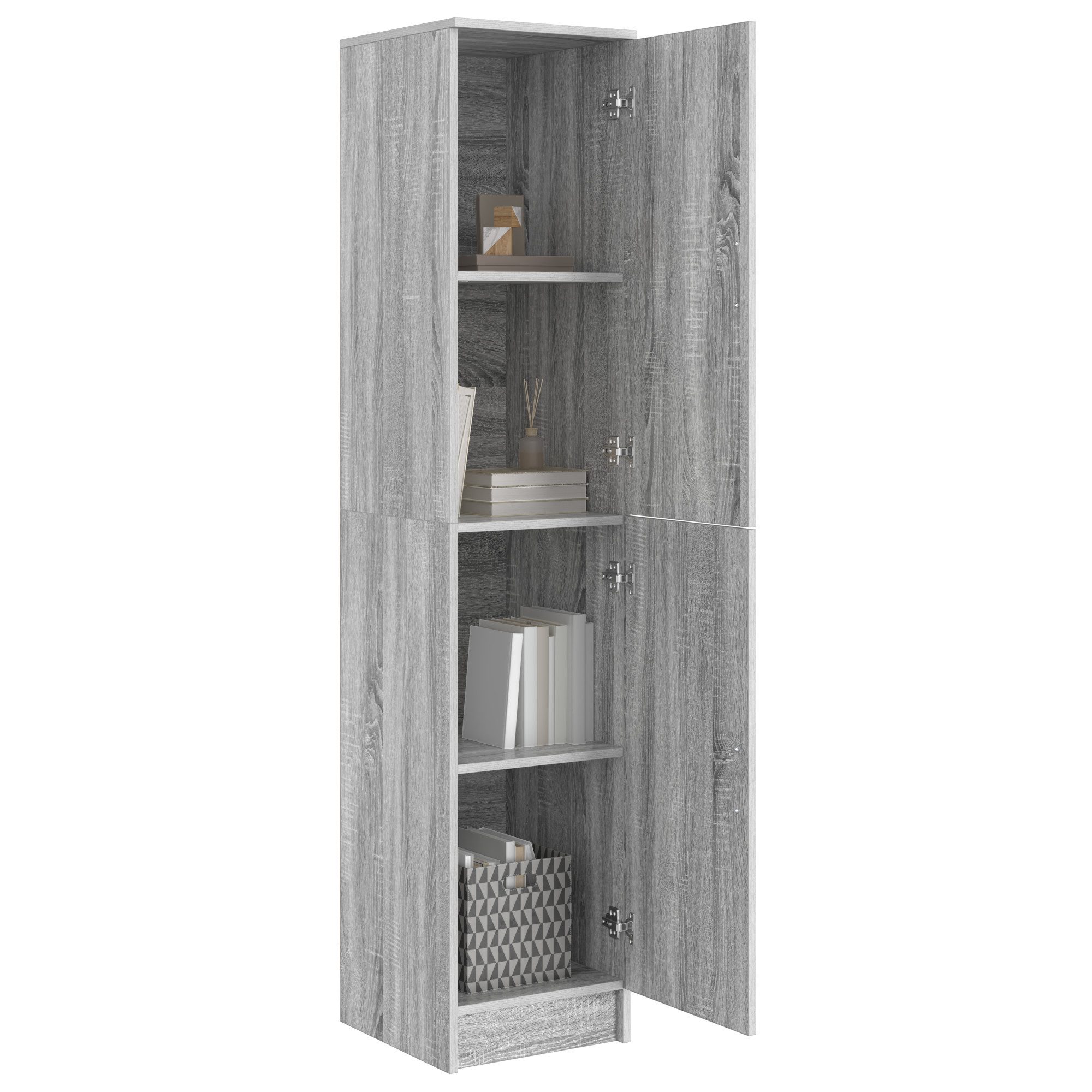 vidaXL Sideboard Büfett-Schrank Graues Sonoma MDF günstig online kaufen