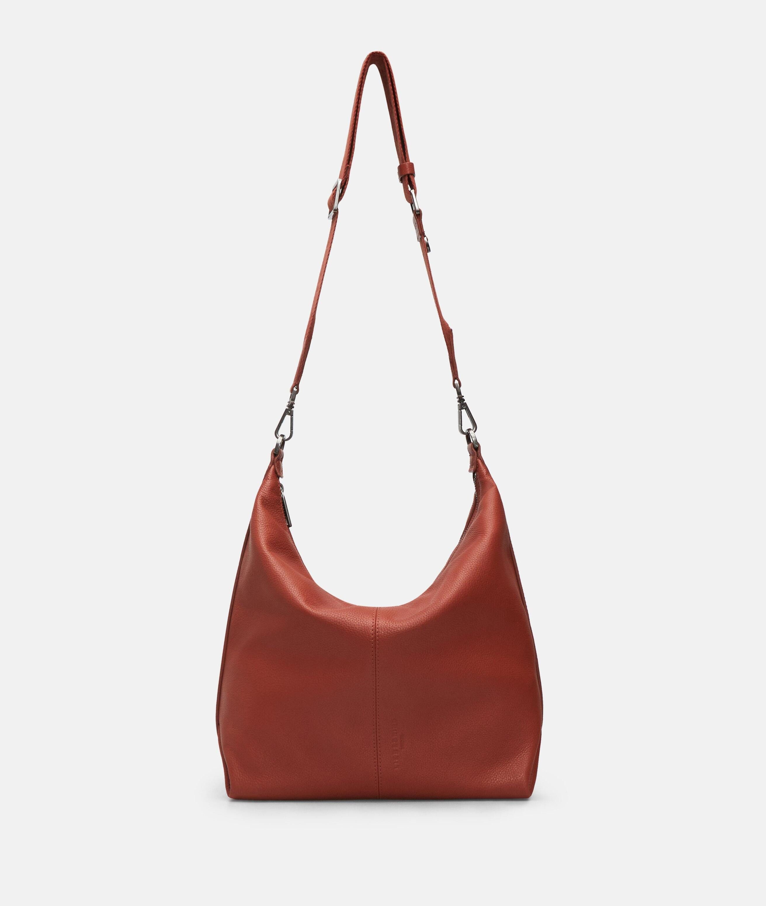 Liebeskind Berlin Schultertasche Paris Hobo M, Geräumige Schultertasche aus Rindsleder