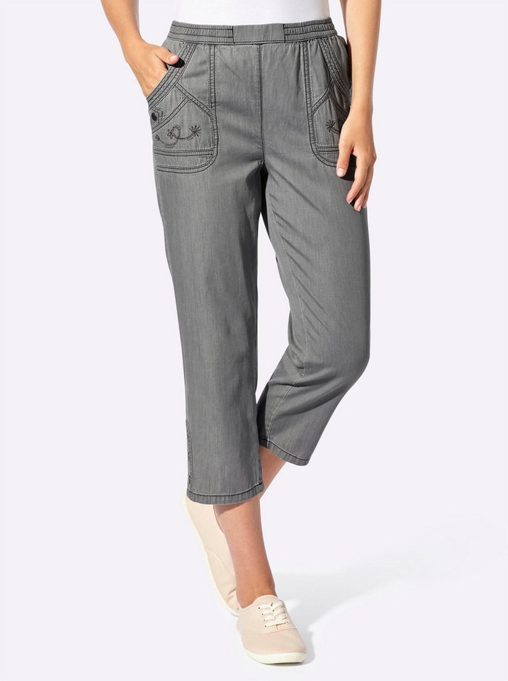 Witt Jeansshorts Capri-Jeans normal