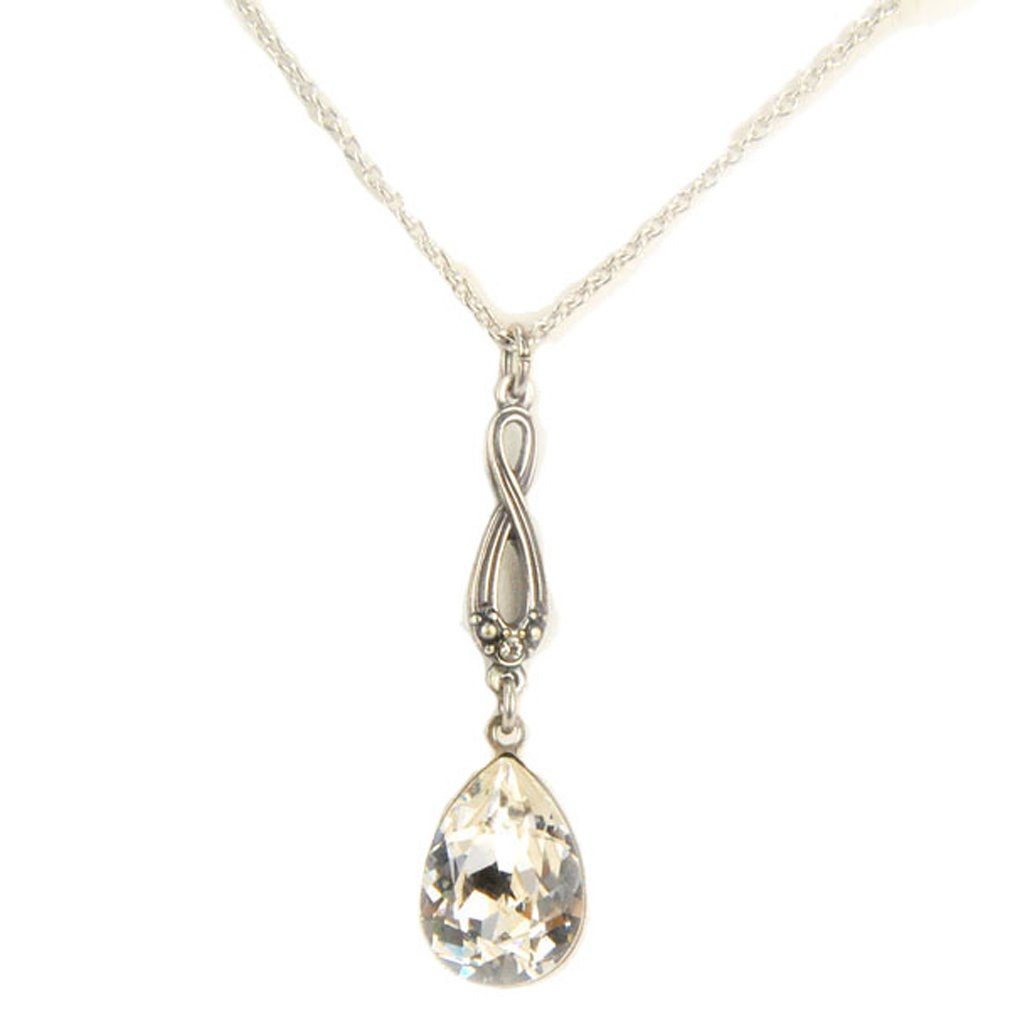 Krikor® Collection Kette mit Anhänger 8201 (Set, 1-tlg), Kette mit einem Tropfen-Anhänger, made in germany