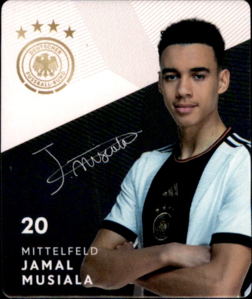 REWE Sammelkarte Karte 20 - Jamal Musiala - WM 2022 REWE