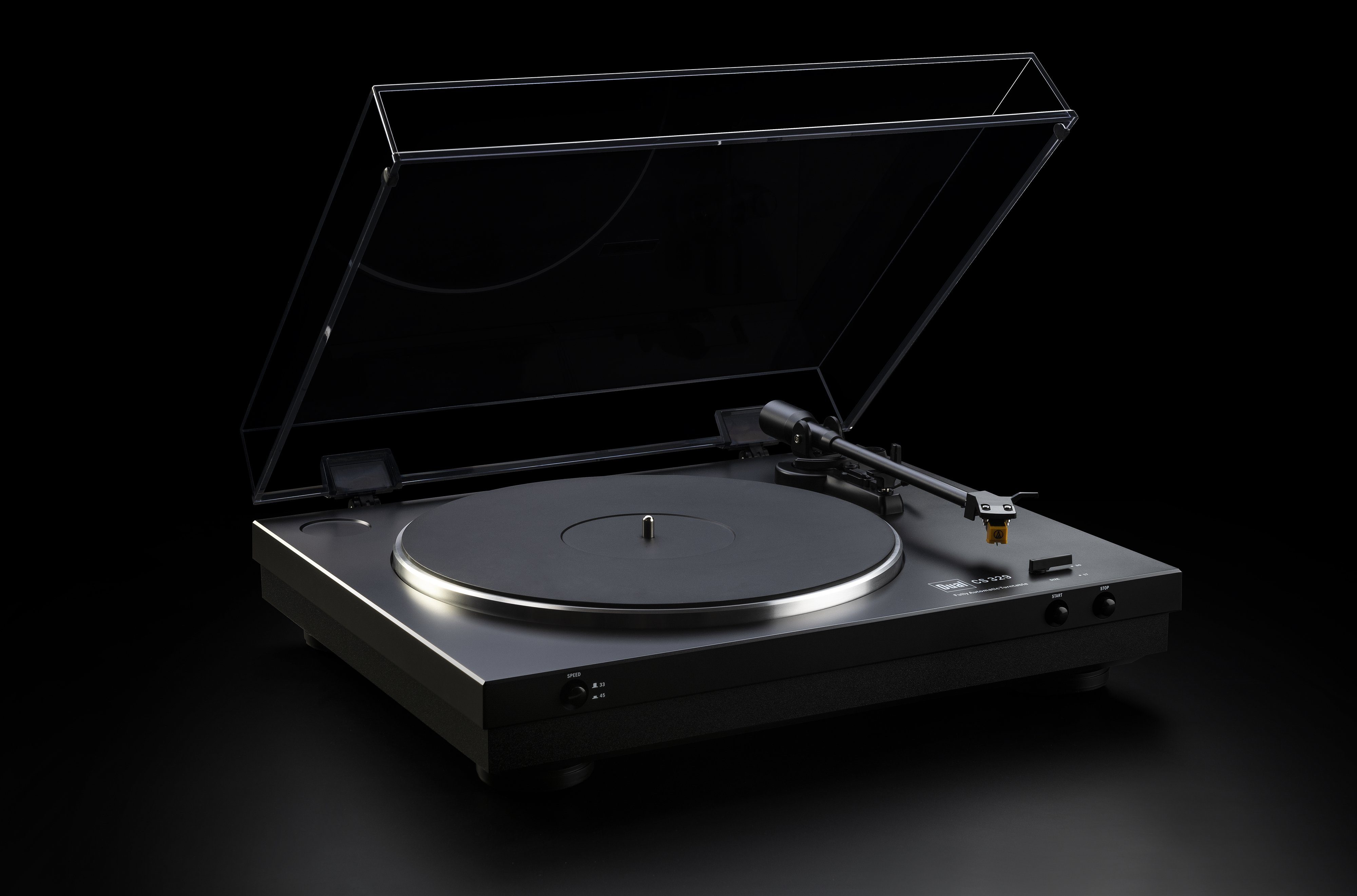 Dual CS 329 Plattenspieler (Riemenantrieb, Vollautomat, Plug&Play, eingebauter Phono-Vorverstärker)