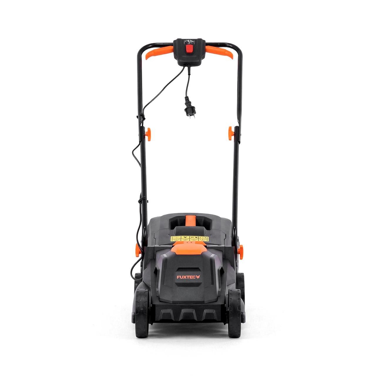 FUXTEC Elektrorasenmäher FX-RME33, 33 cm Schnittbreite, 33 cm Schnittbreite, 30 L Fangkorb, 220 V
