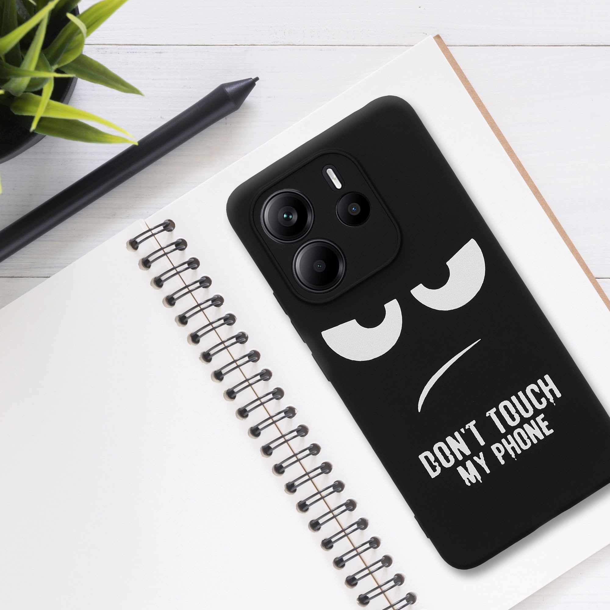kwmobile Handyhülle Hülle für Xiaomi Redmi Note 14 4G (Nicht für 5G), Handyhülle Silikon Case