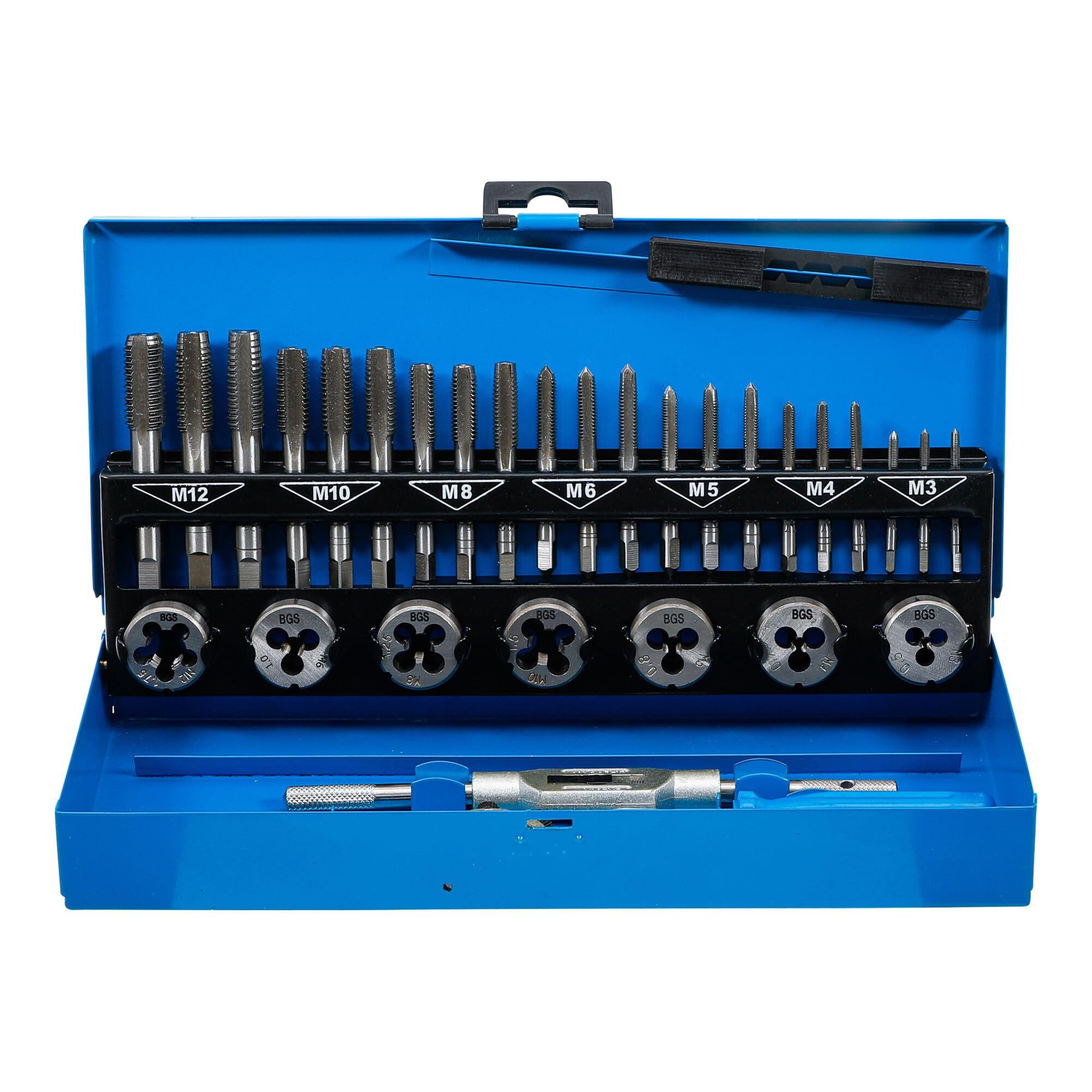 BGS technic Gewindebohrer BGS Gewindeschneid-Satz M3 - M12 1472 g 32-tlg.