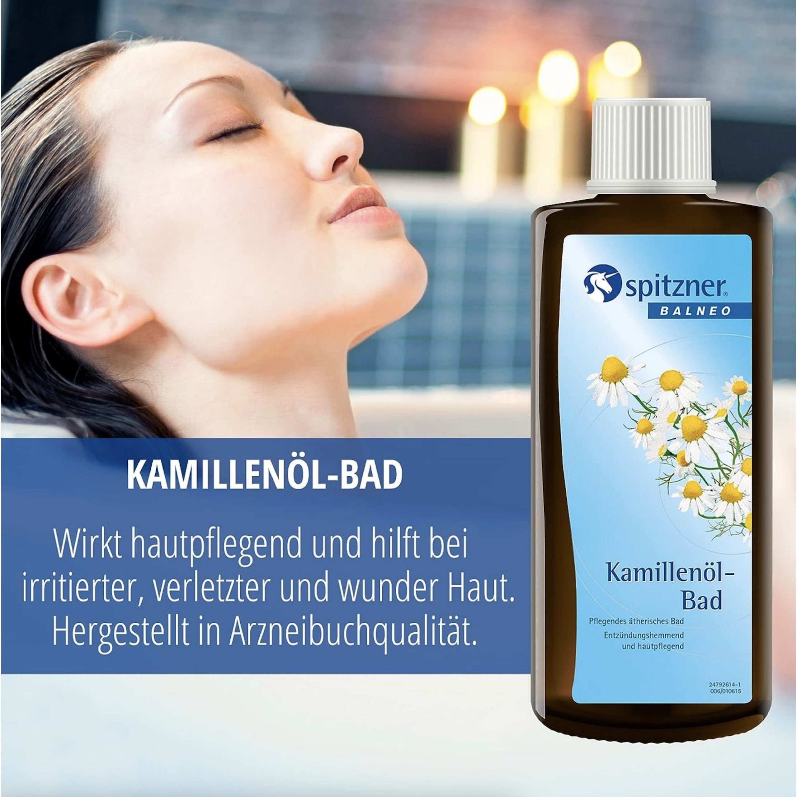 Spitzner Badezusatz Spitzner Kamillenöl Bad 190 ml Gesundheitsfördernder Badezusatz mit