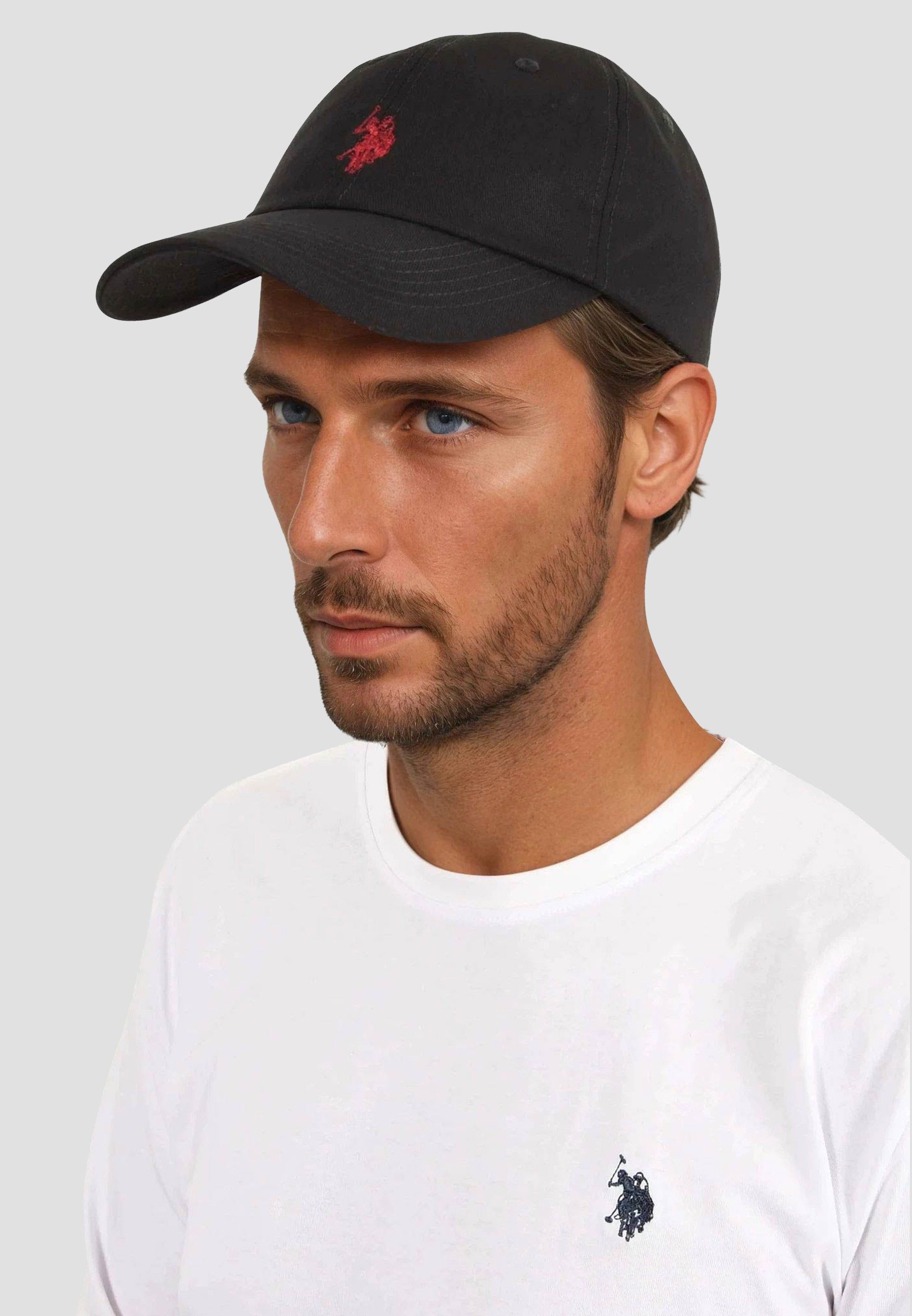 U.S. Polo Assn. Baseball Cap Baseball Cap USKaii – Unisex Kappe mit verstellbarem Strapback 100 % Baumwolle, atmungsaktiv und mit Logo-Stickerei