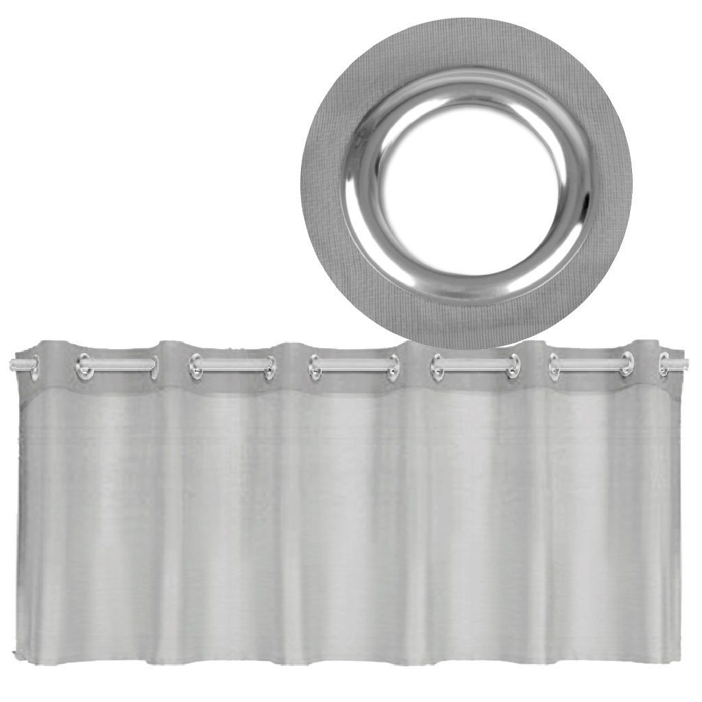 Bestgoodies Vorhang (1 St), Ösen, transparent, Voile, Bistrogardine mit Öse günstig online kaufen