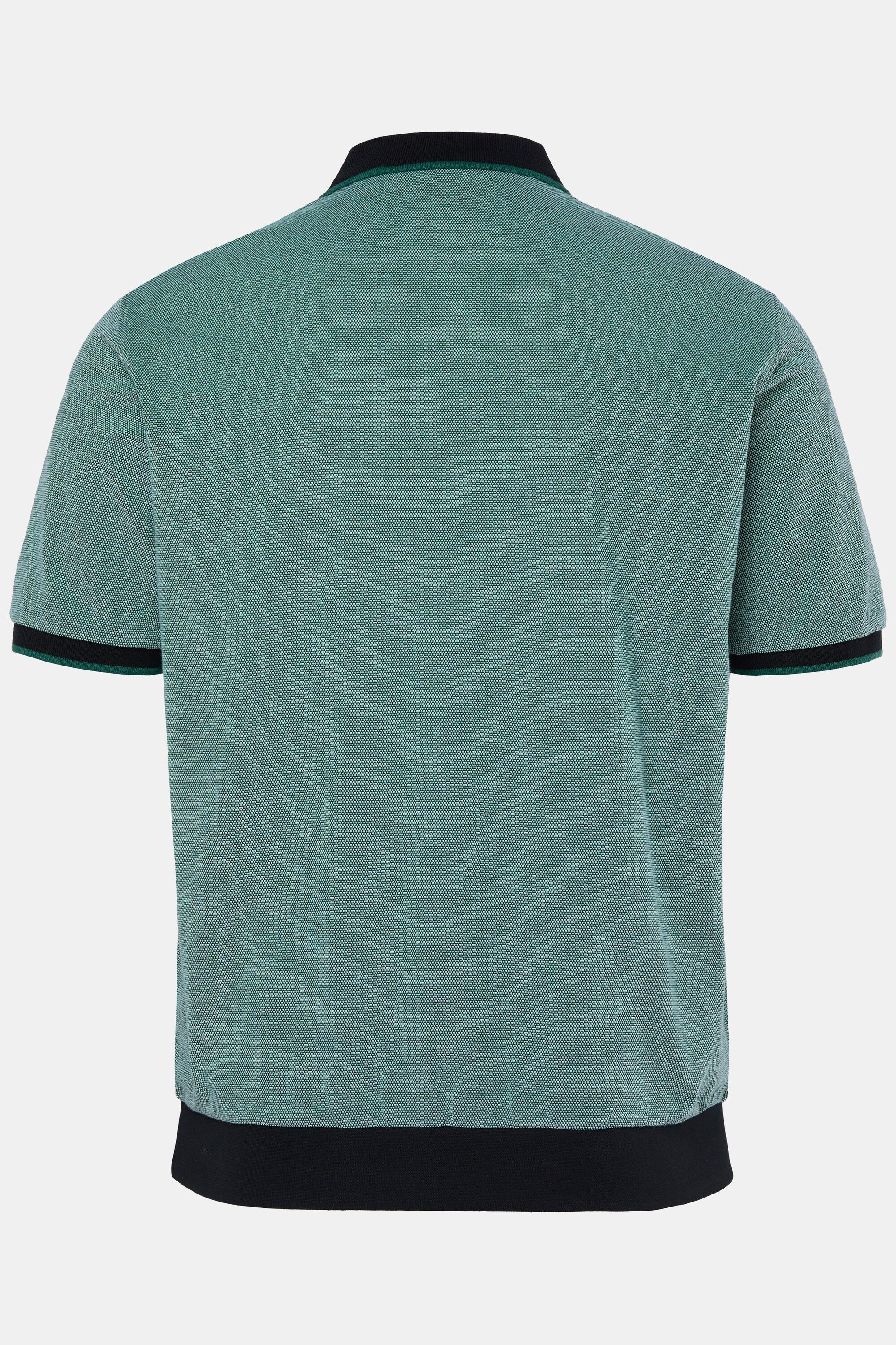 Men Plus Poloshirt Poloshirt Halbarm Bauchfit Piqué – Bild 3 von 3