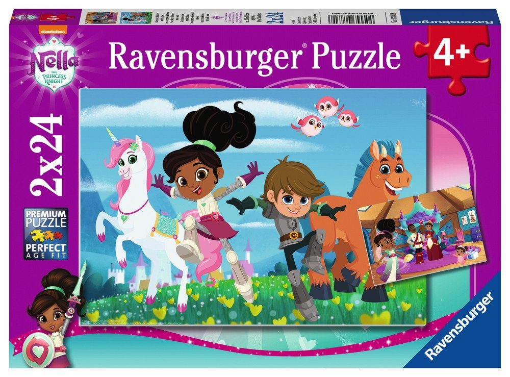 Ravensburger Puzzle »2 X 24 Teile Ravensburger Kinder Puzzle Abenteuer  drinnen und draußen 07831«, 24 Puzzleteile online kaufen | OTTO