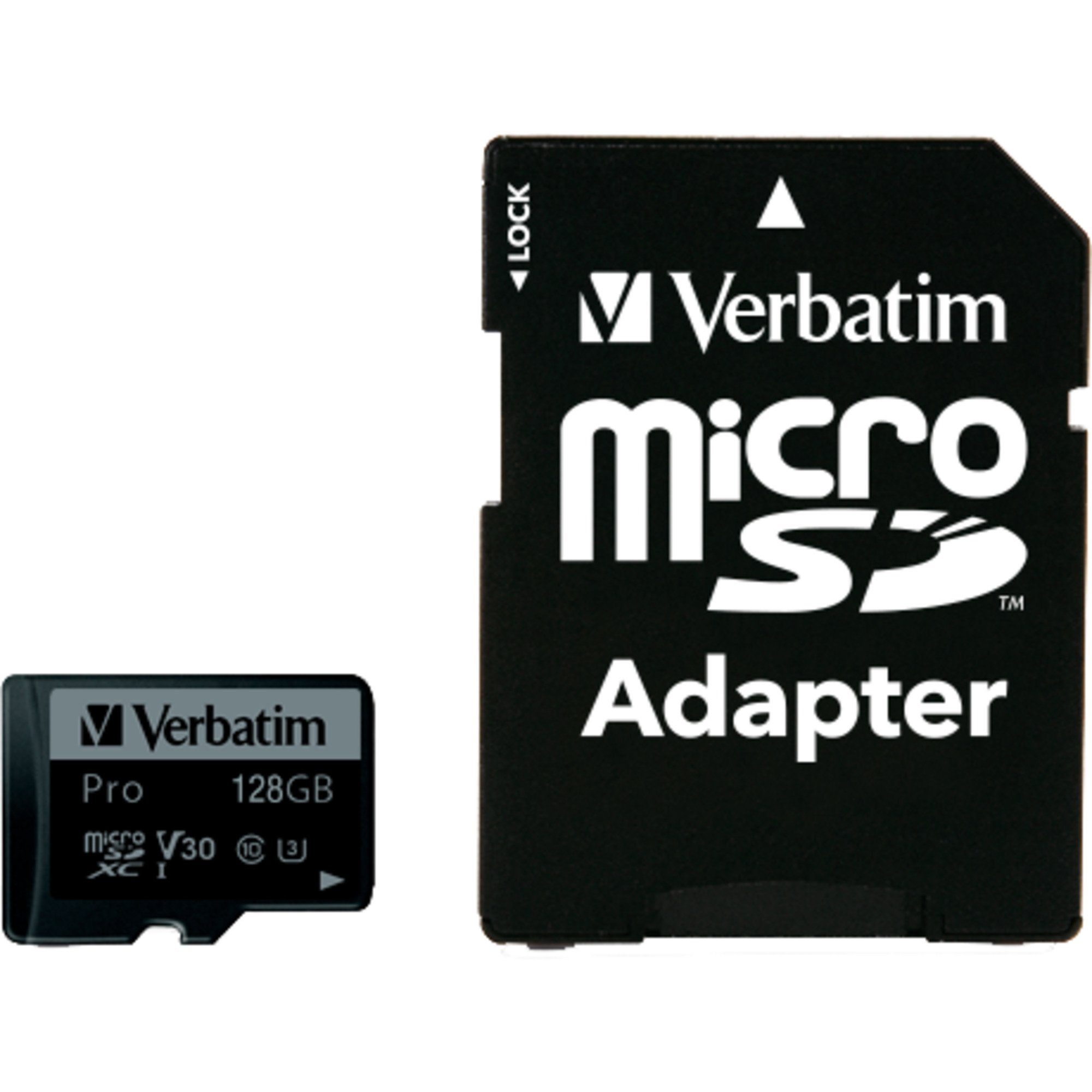 Verbatim Verbatim Pro 64 GB microSDXC, Speicherkarte, (UHS externer Speicher