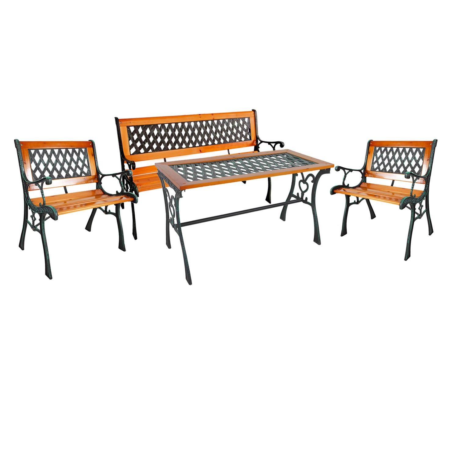 Mojawo Essgruppe 4tlg Gartengarnitur Gartenmöbel Outdoormöbel günstig online kaufen