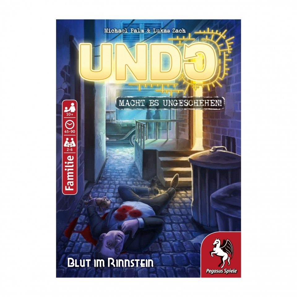 Pegasus Spiele Spiel, UNDO - Rinnstein - Blut im deutsch