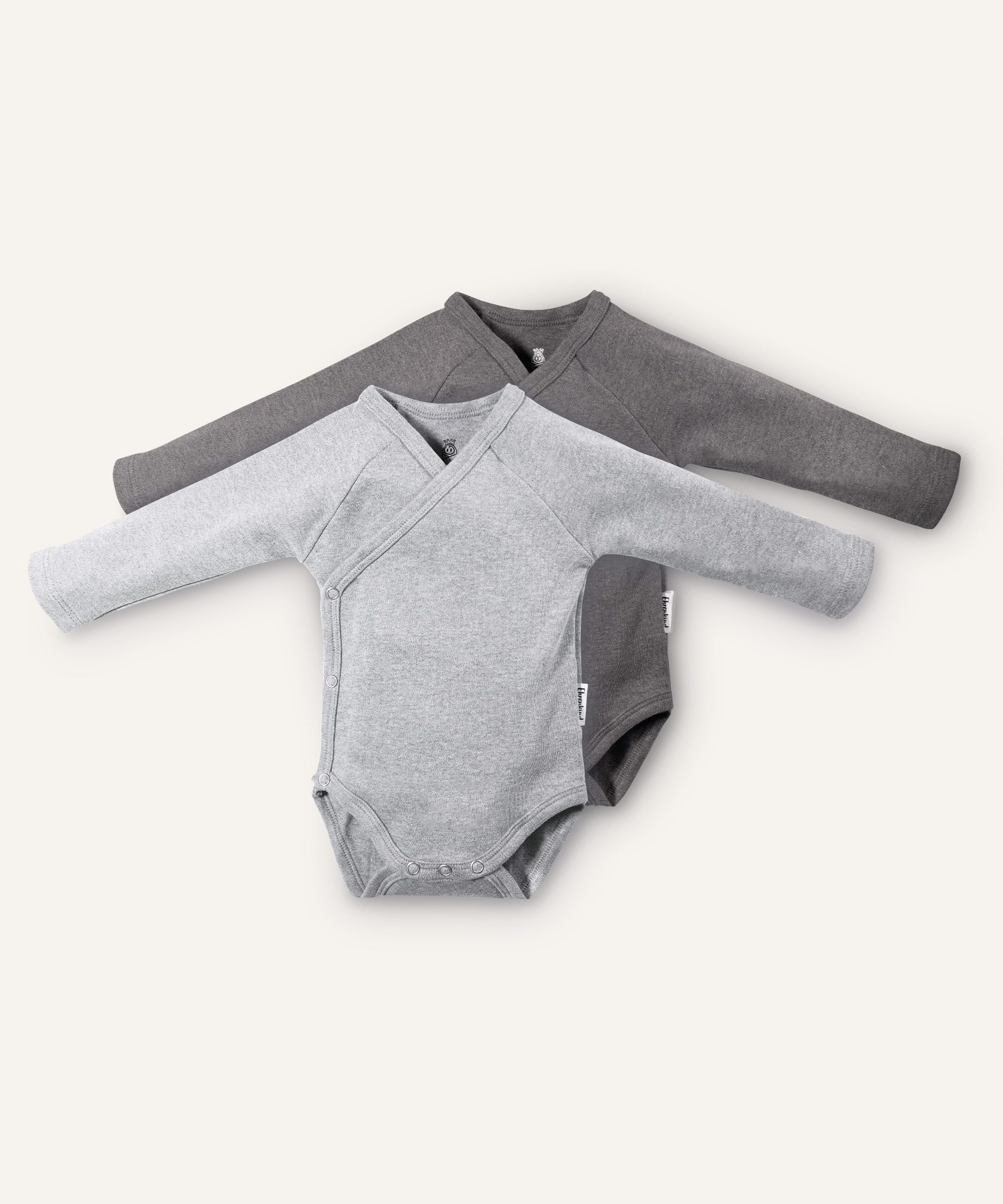 Ehrenkind Langarmwickelbody 2er Pack