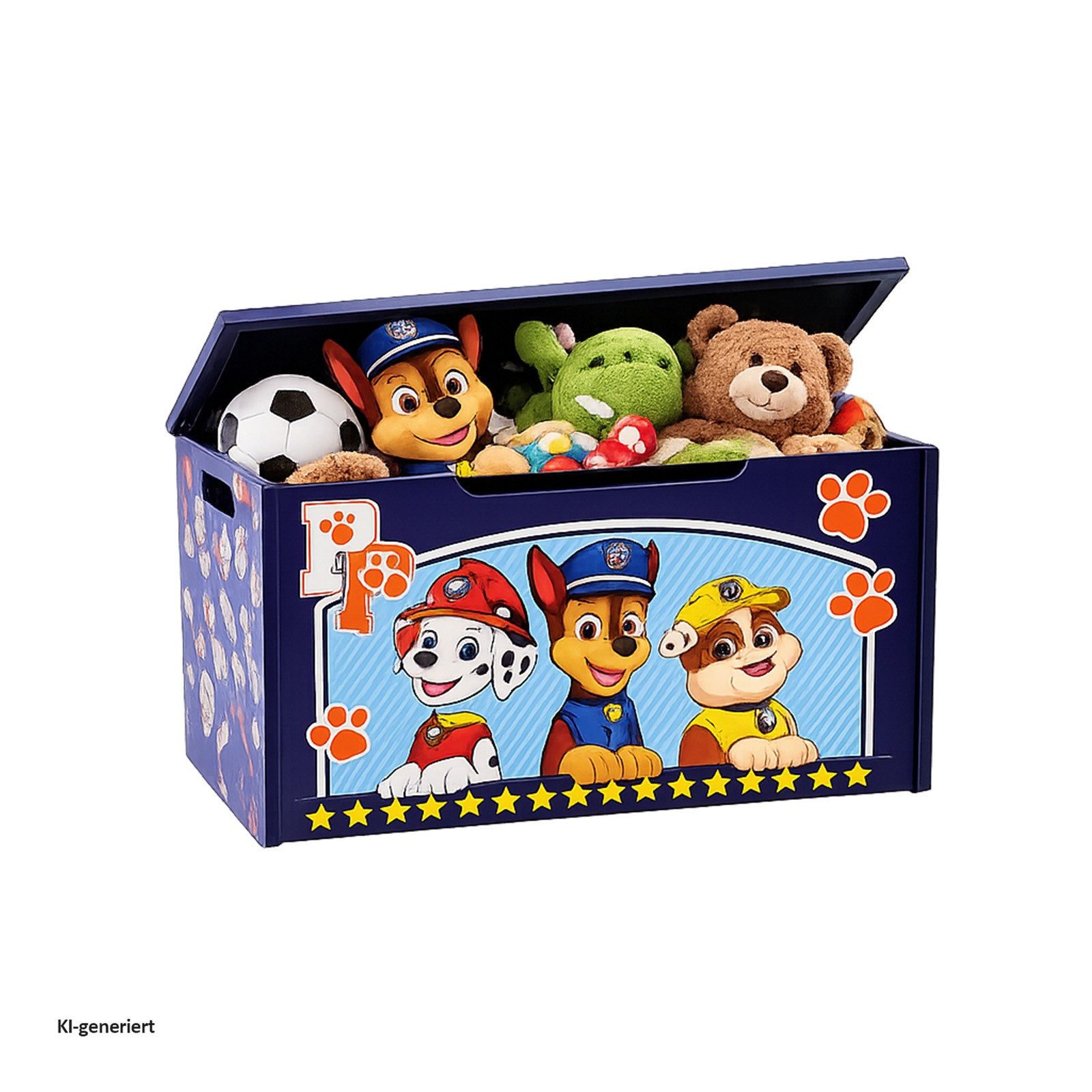 HTI-Living Spielzeugtruhe Paw Patrol Spielzeugkiste blau mit Deckel für Kinderzimmer (Stück, 1 St., 1 Kindertruhe), Spielzeugkiste Kindertruhe
